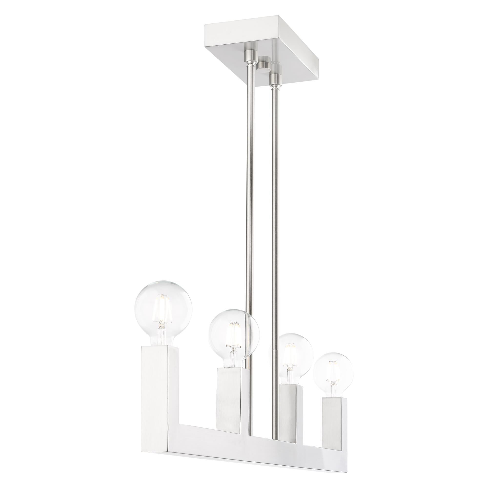 Solna 34 Inch 4 Light Linear Suspension Light by Livex Lighting