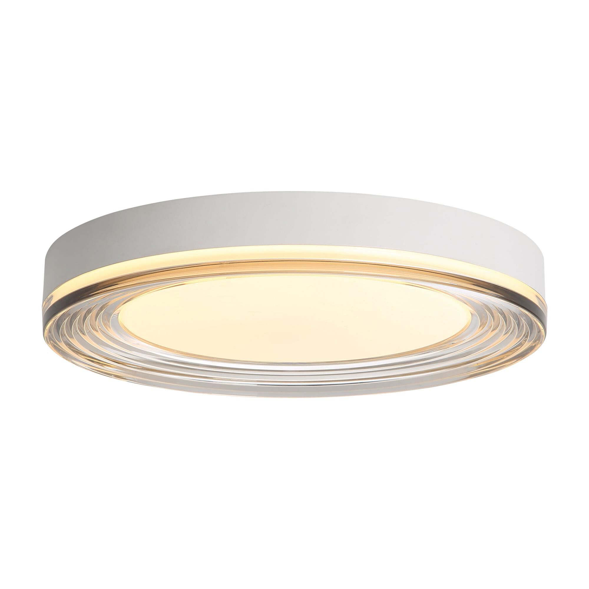 Ondulada 20 Inch Flush Mount by Golden Lighting