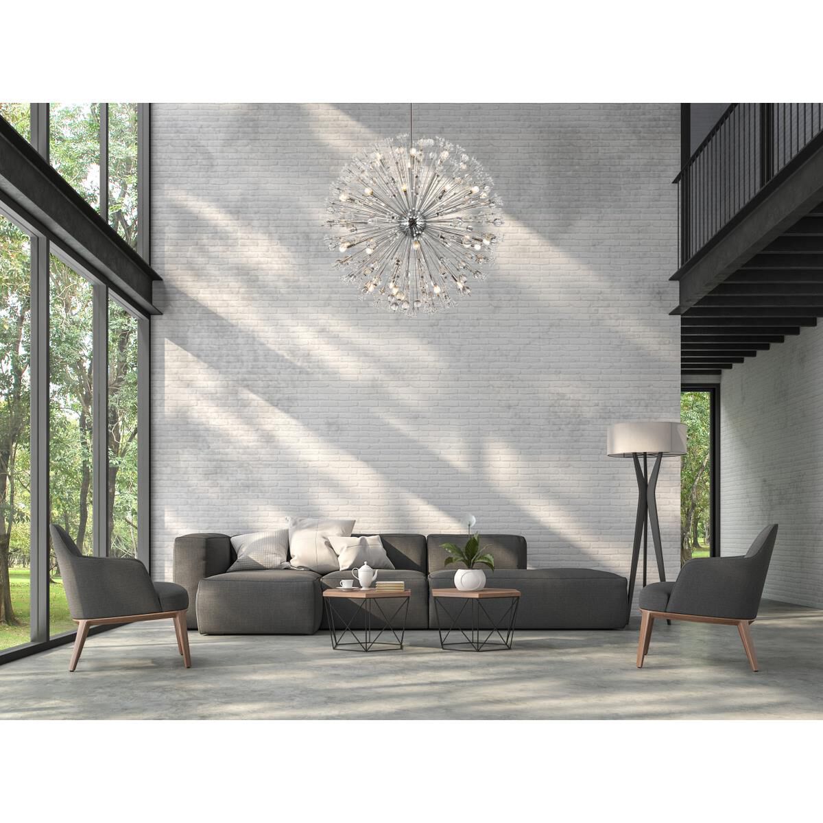 Vera 50 Inch Large Pendant by Elegant Lighting