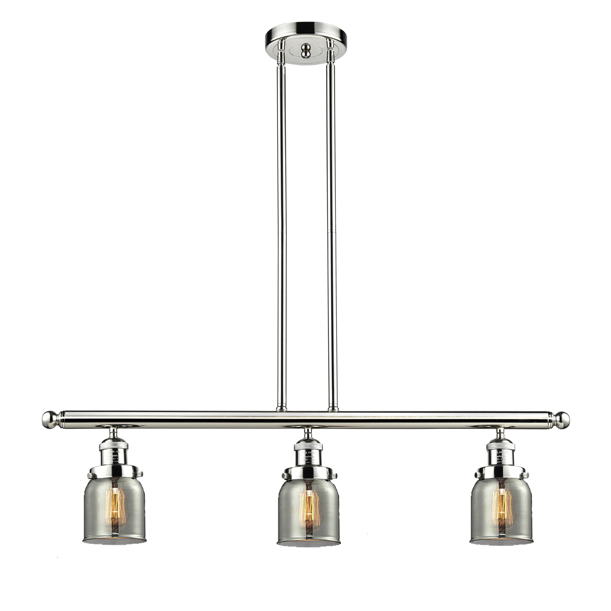 Bruno Marashlian Small Bell 36 Inch 3 Light Linear Suspension Light by Innovations Lighting
