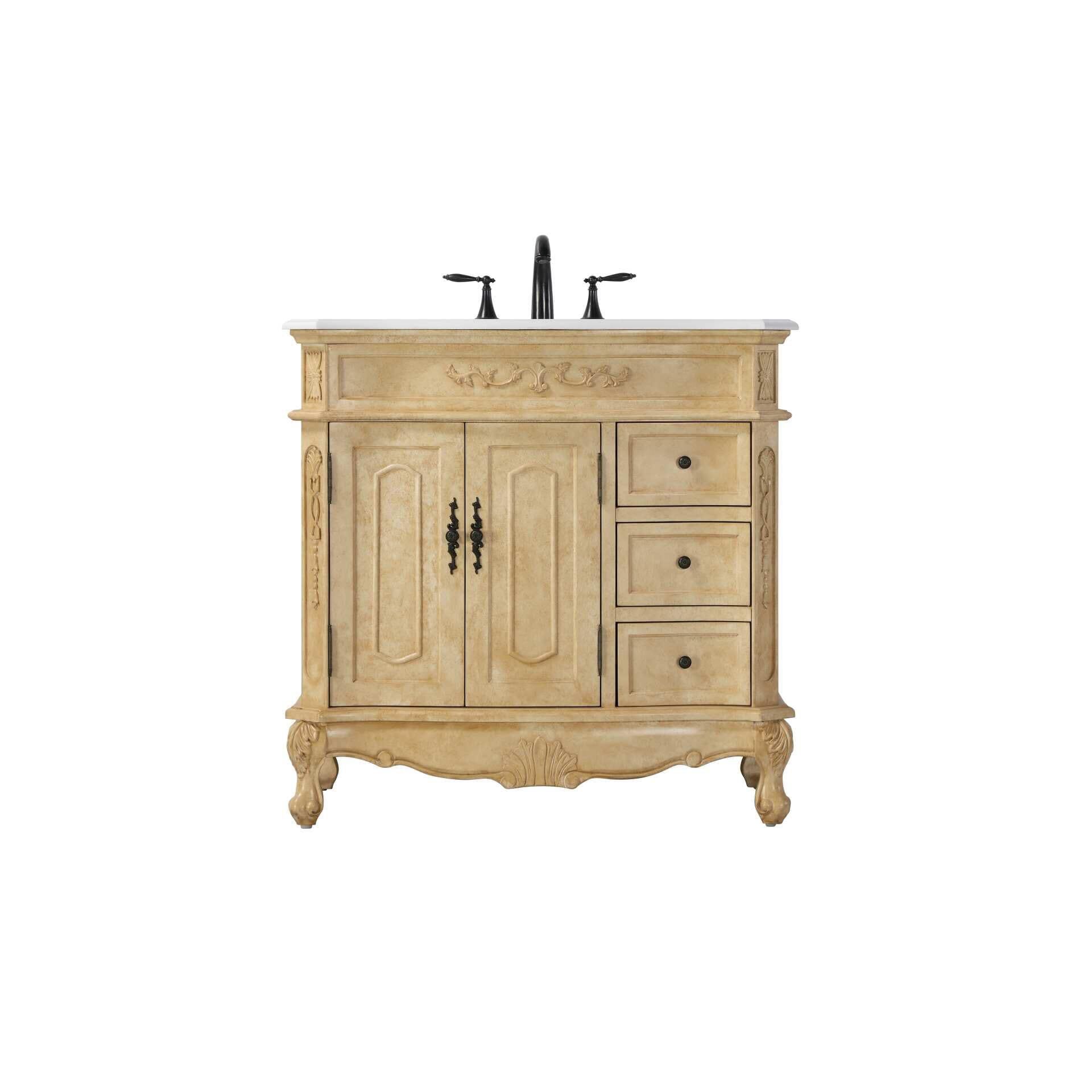 Shown in Antique Beige finish