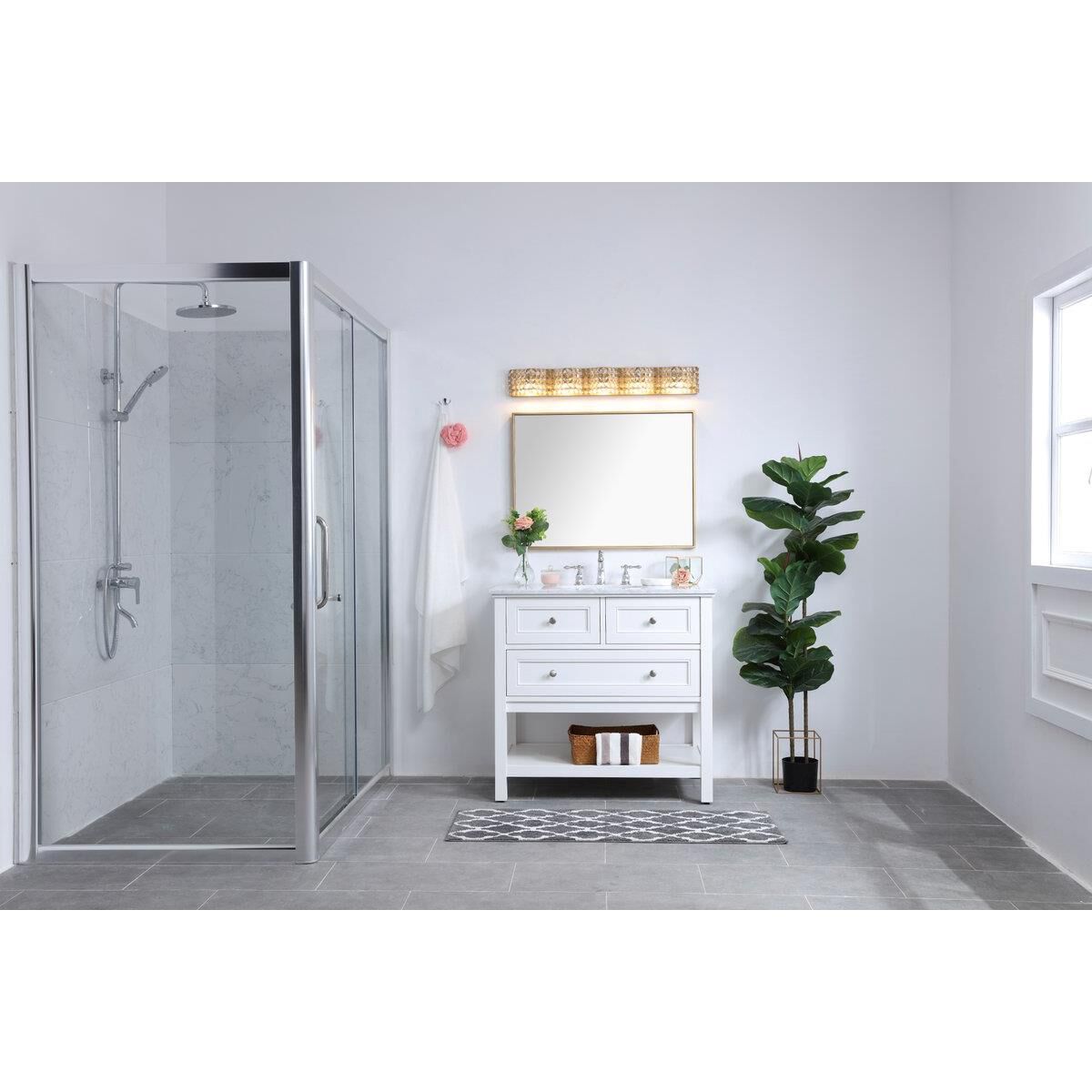 Ollie 33 Inch Wall Sconce by Elegant Lighting