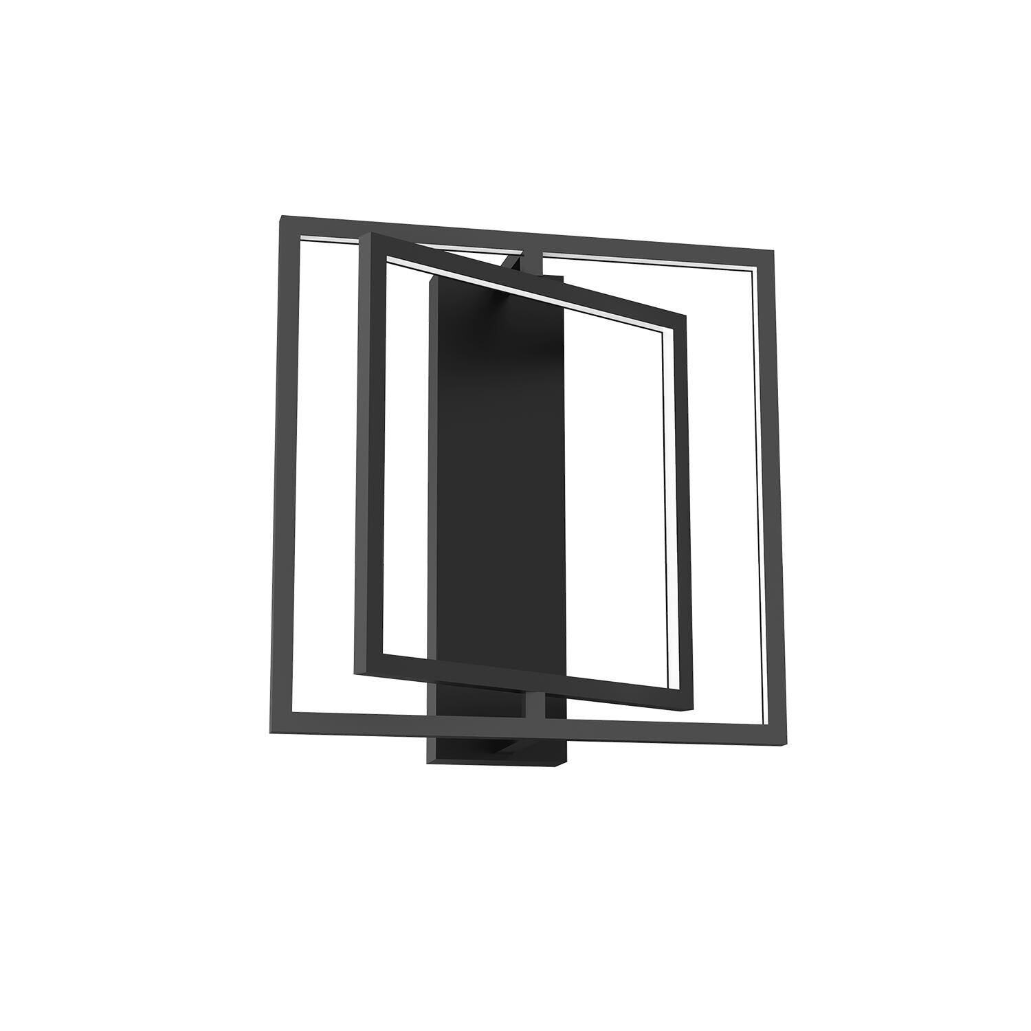 Shown in Black finish and Frosted Acrylic glass