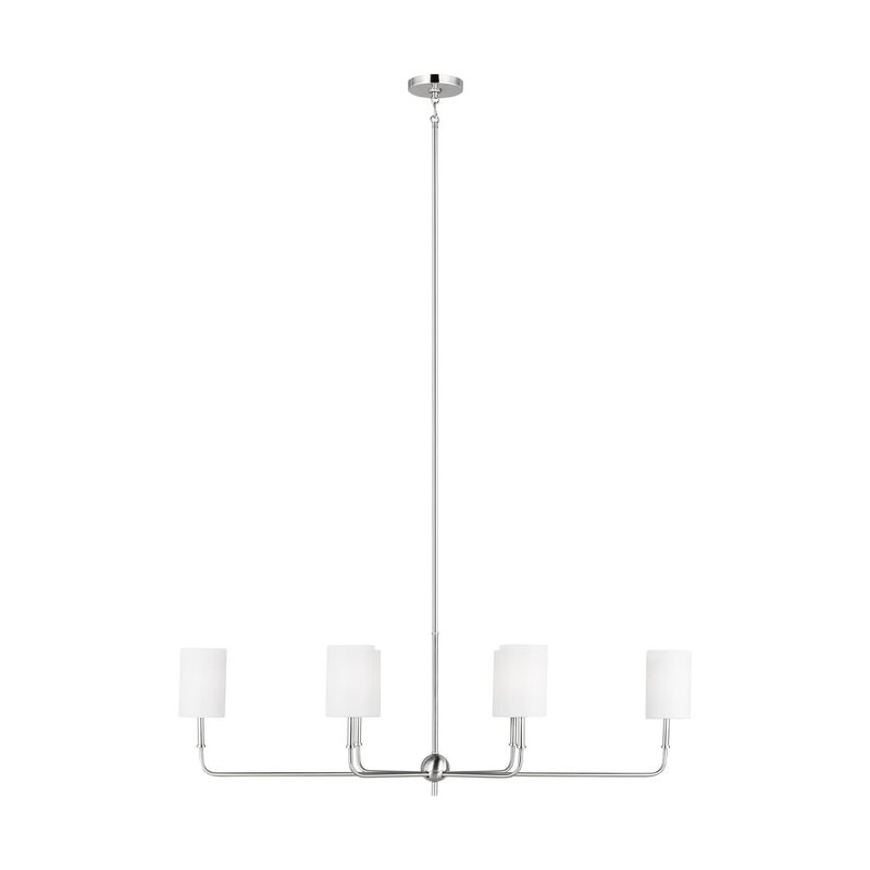 Sean Lavin Foxdale 44 Inch 6 Light Chandelier by Visual Comfort Studio Collection