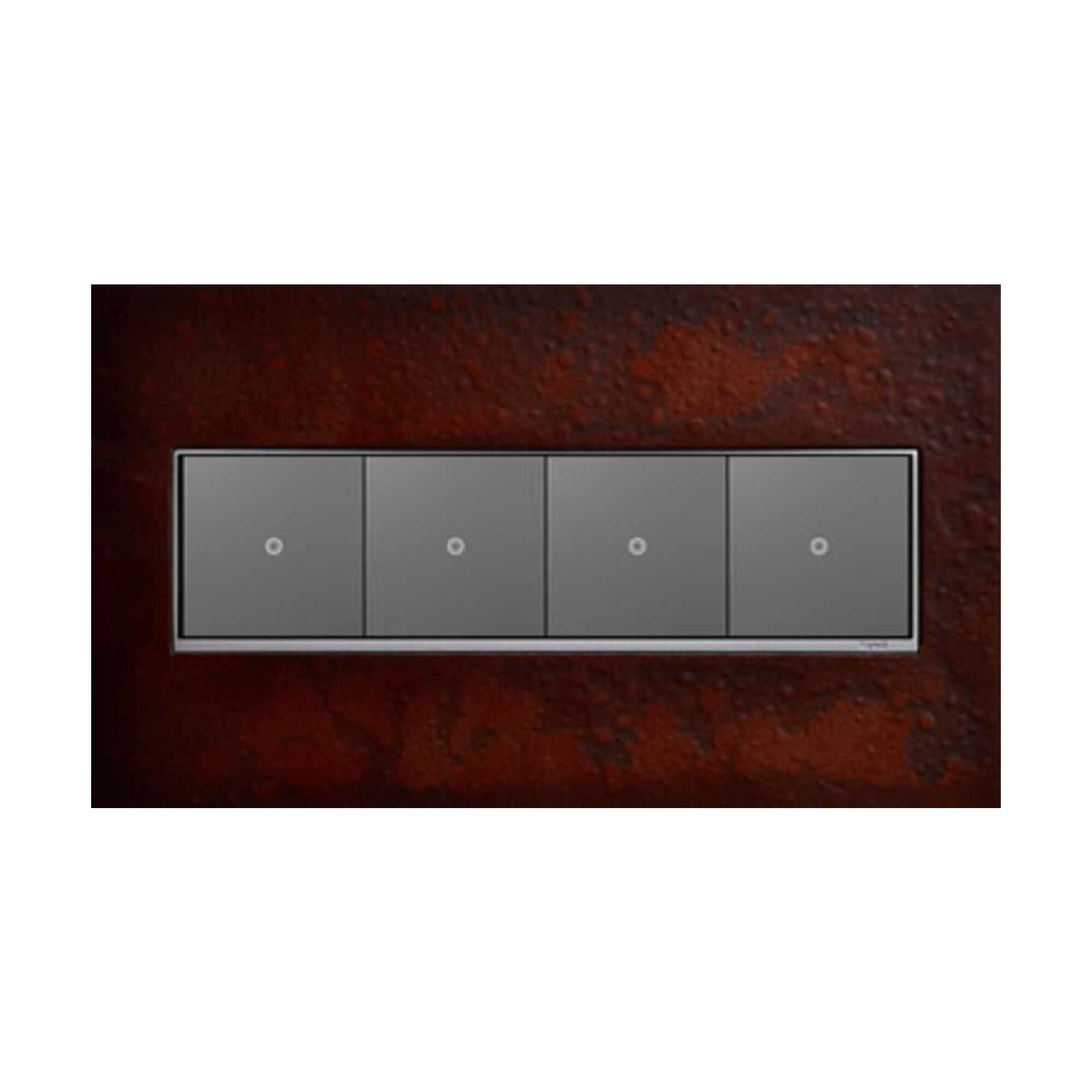 adorne Hubbardton Forge 4 Gang Wall Plate by Legrand