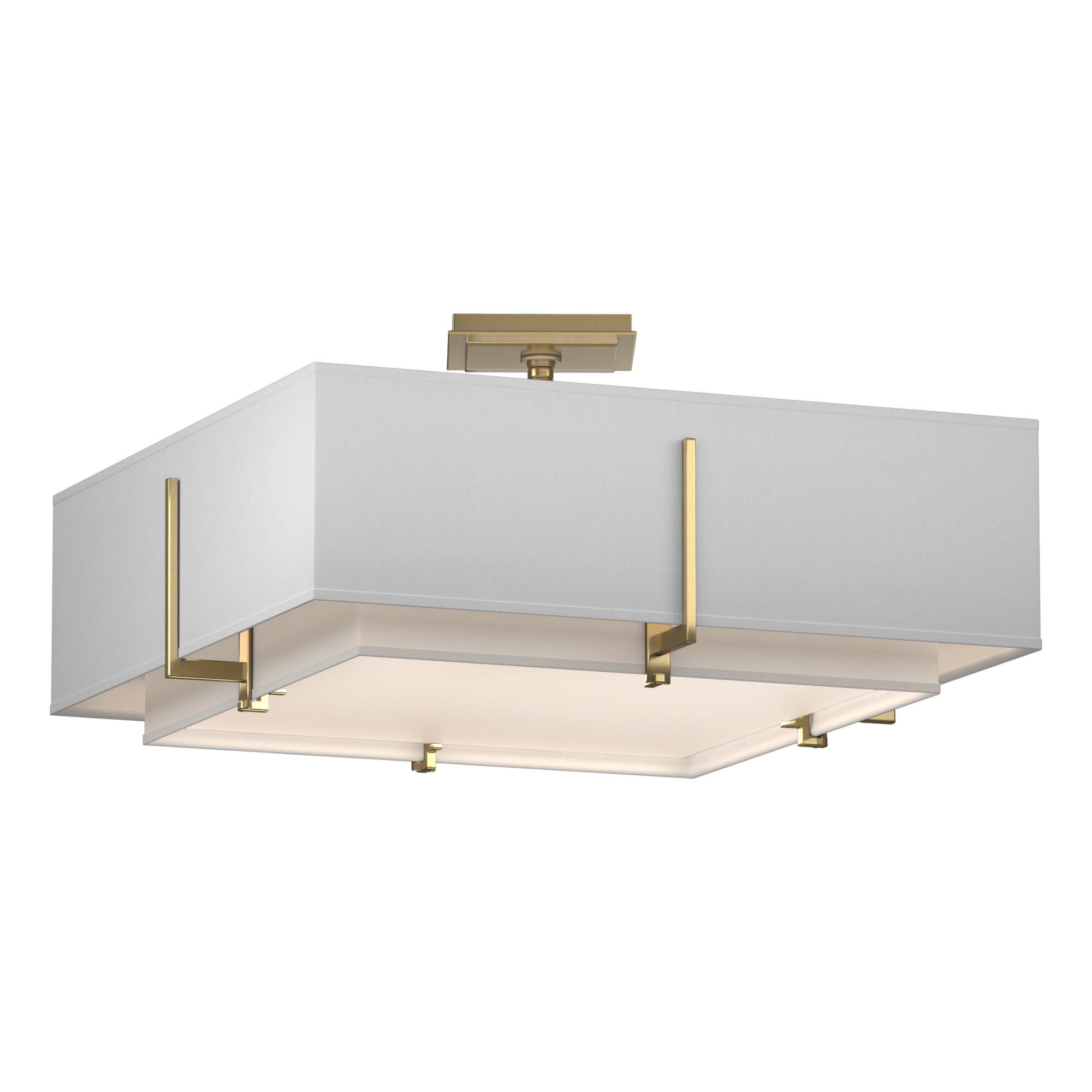 Exos 20 Inch 4 Light Semi Flush Mount by Hubbardton Forge