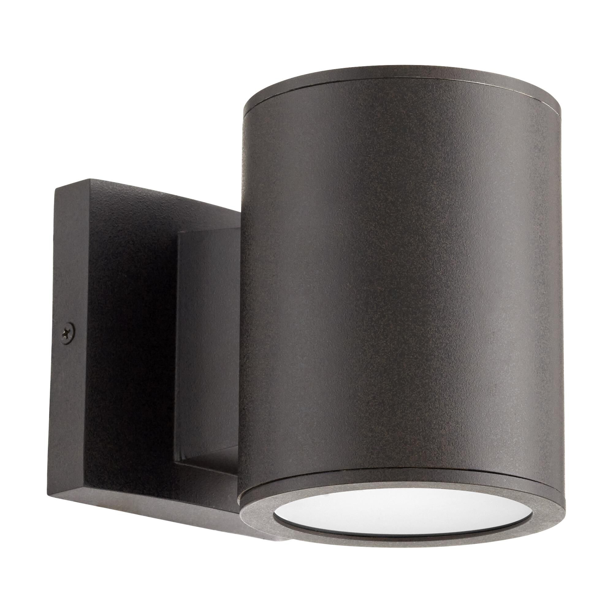 Cylinder 5 Inch Tall 2 Light LED Outdoor Wall Light by Quorum International