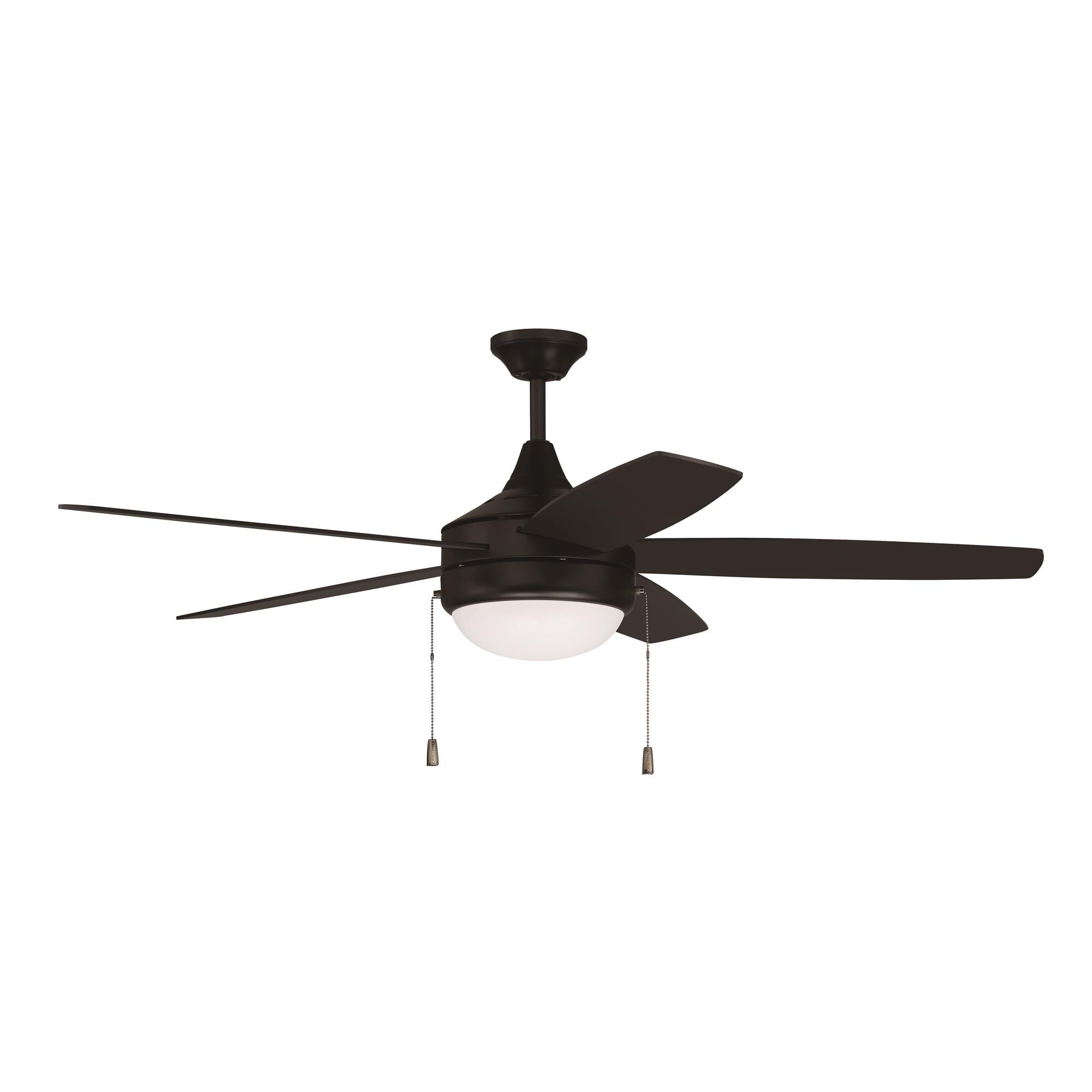 Phaze 52 Inch 5 Blade Ceiling Fan with Light Kit,