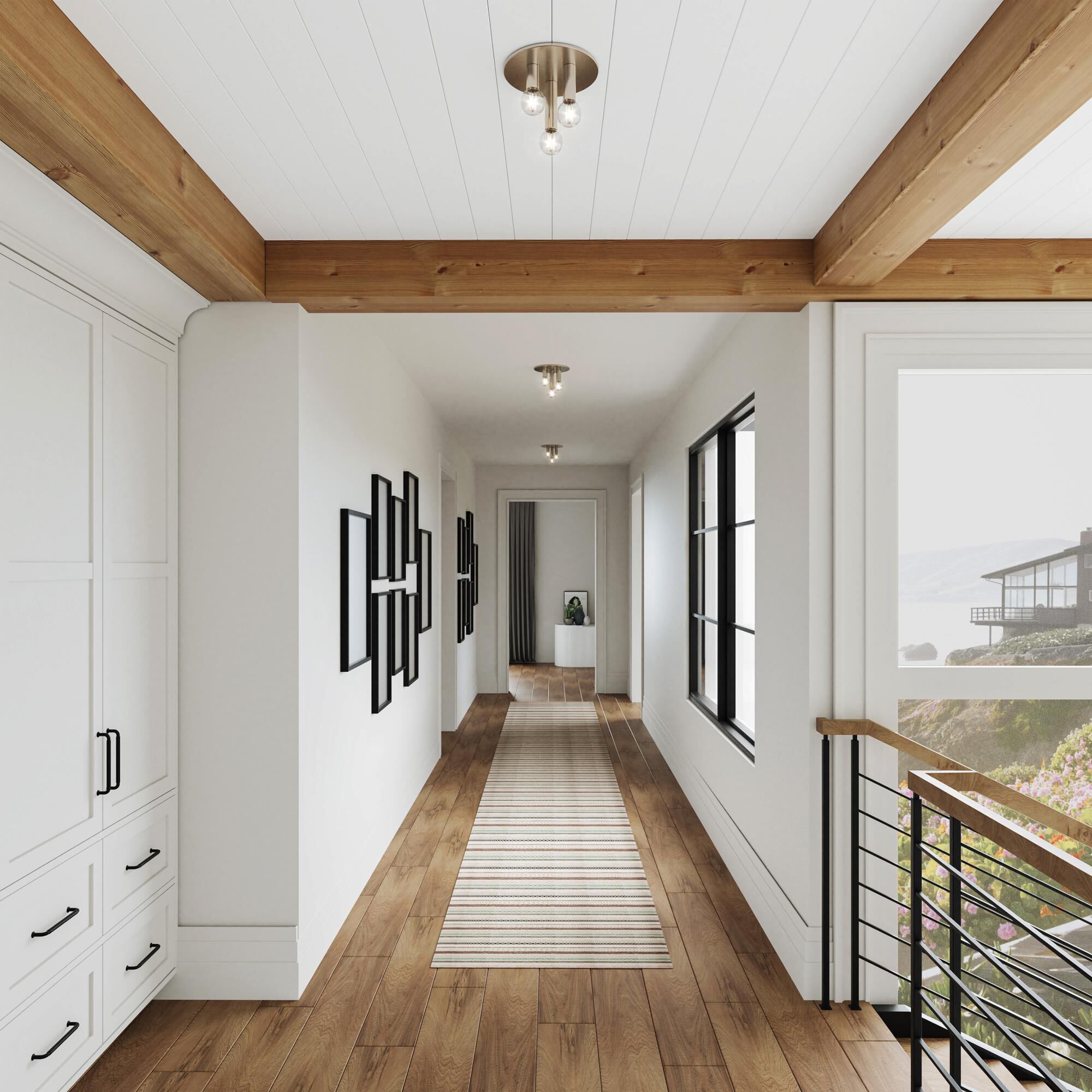 Pepper 8 Inch 3 Light Flush Mount by ELK Lighting