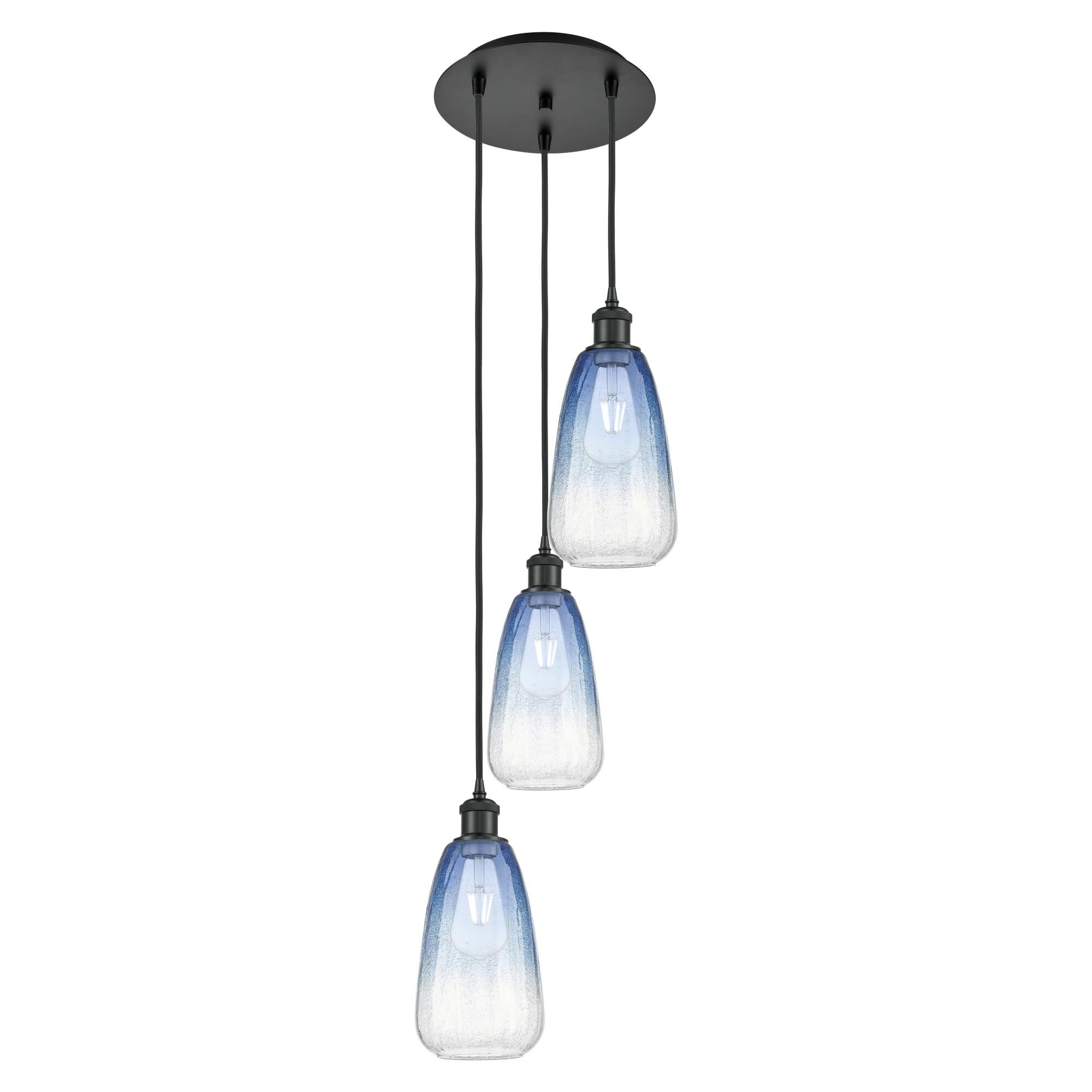 Bruno Marashlian Brookhaven Almond 13 Inch Multi Light Pendant by Innovations Lighting