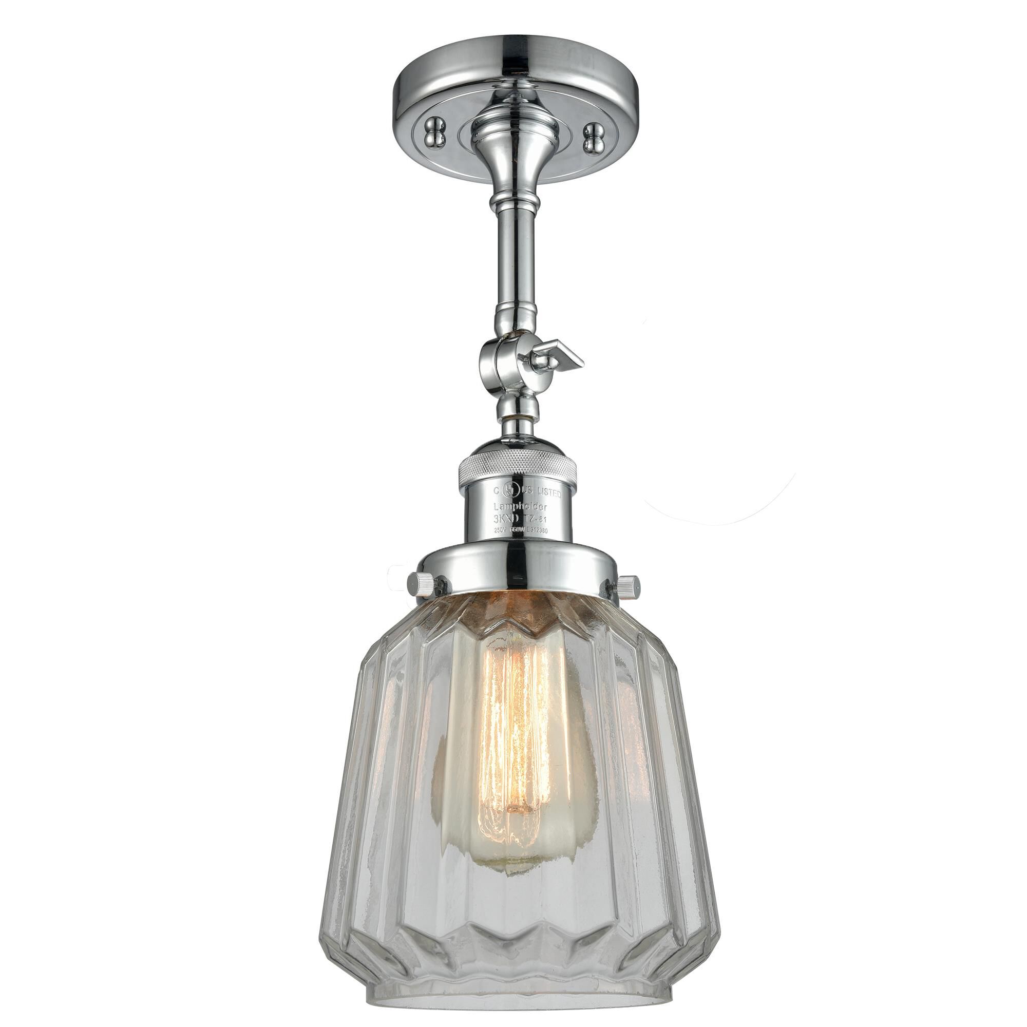 Bruno Marashlian Chatham 6 Inch 1 Light Semi Flush Mount by Innovations Lighting