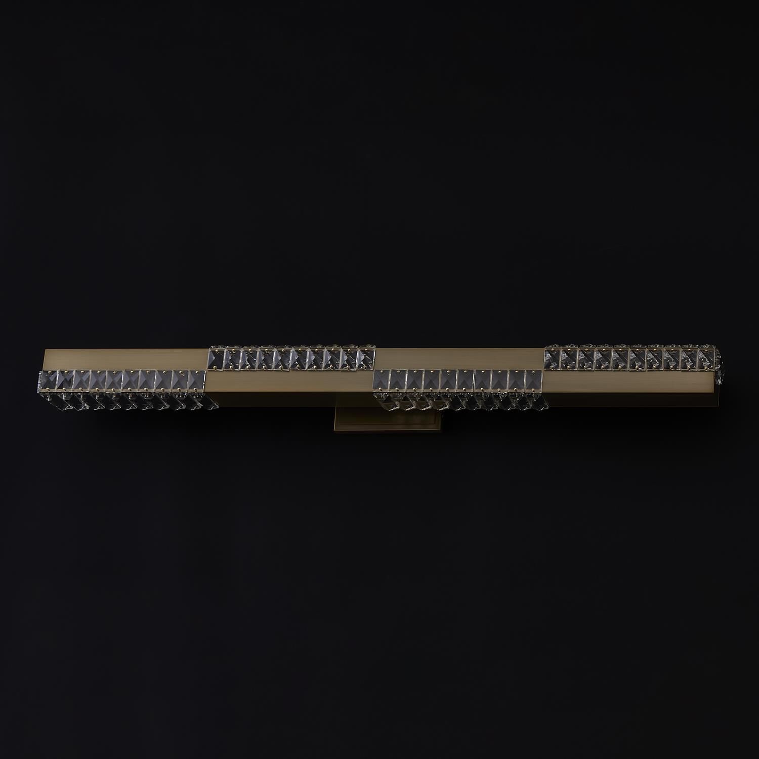 Shown in Winter Brass finish and Firenze Clear crystal