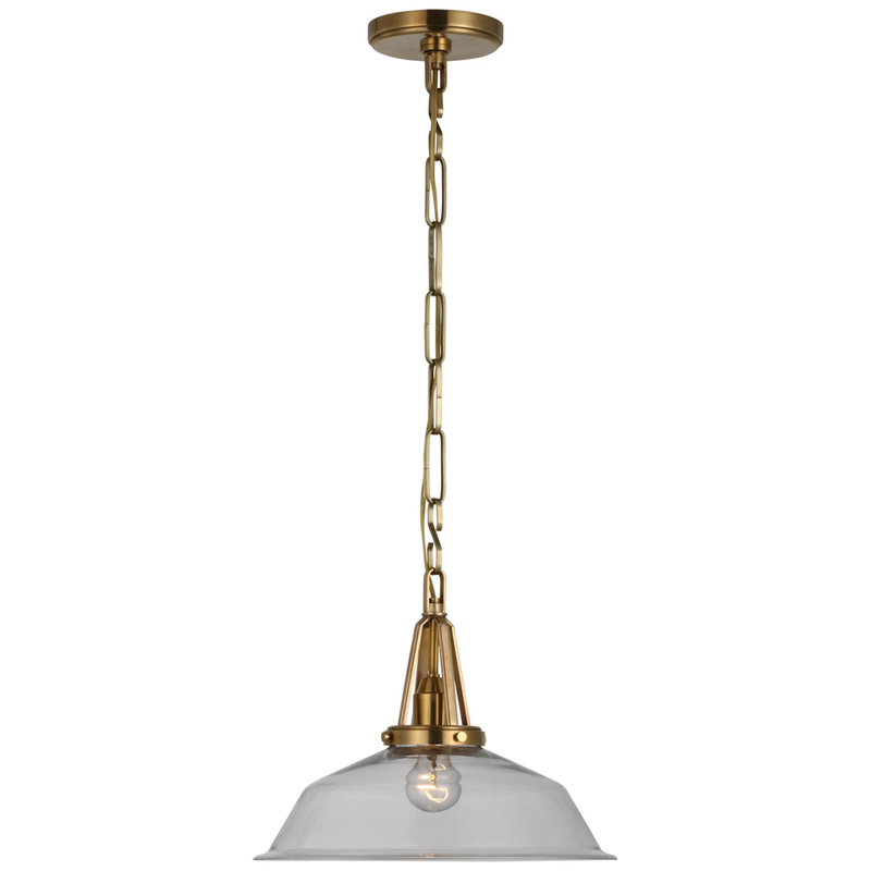 Visual Comfort Signature Collection Chapman & Myers Layton 14 Inch Large Pendant