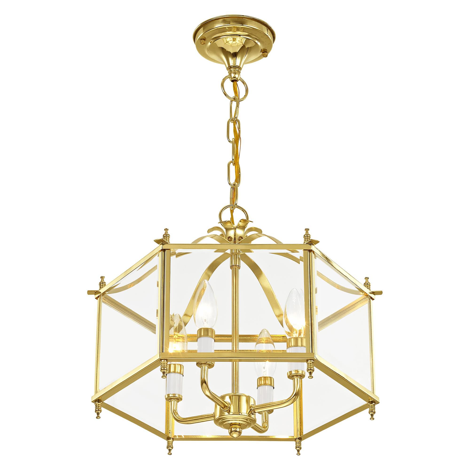 Livingston 15 Inch Cage Pendant by Livex Lighting