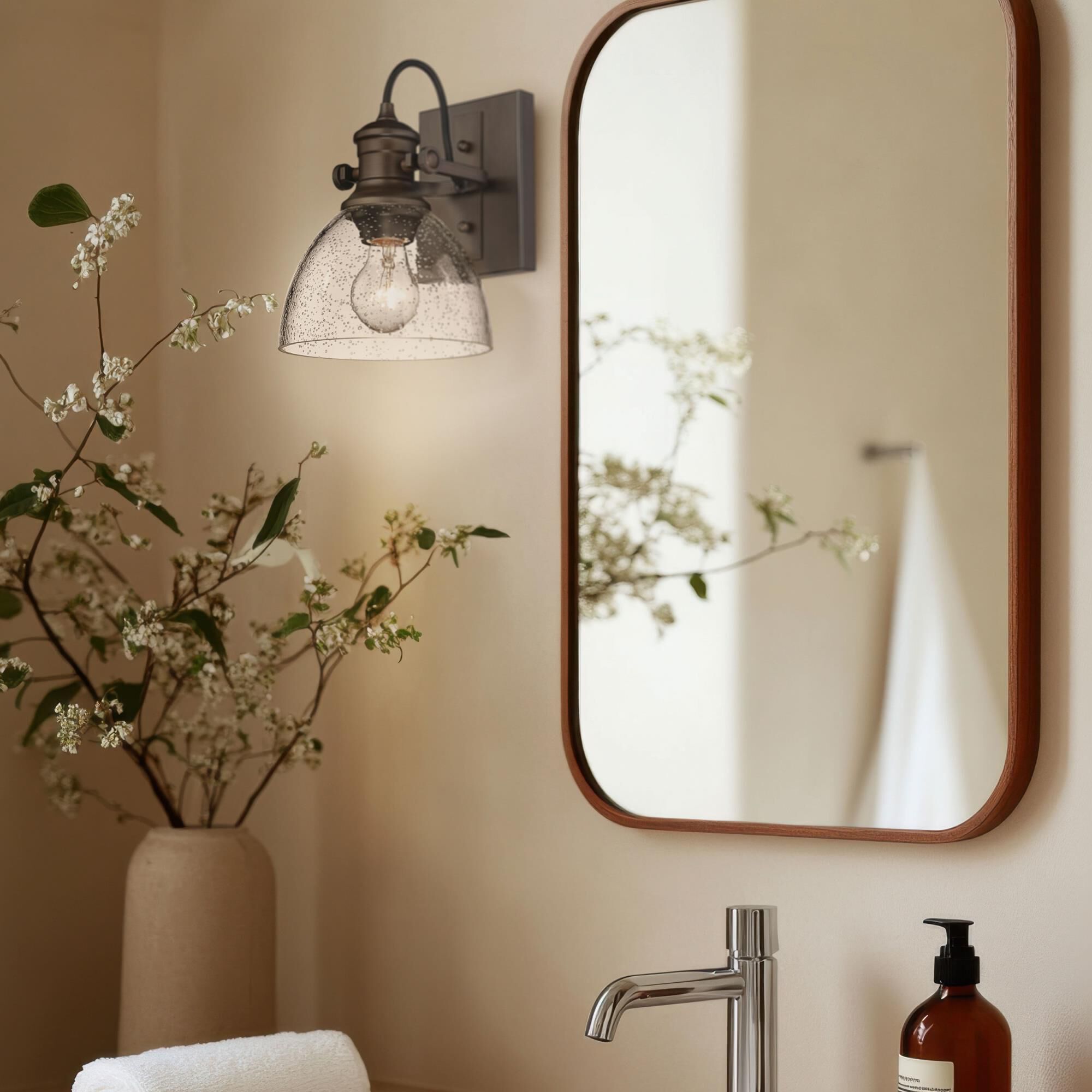 Hines 9 Inch Bath Fixture by Golden Lighting