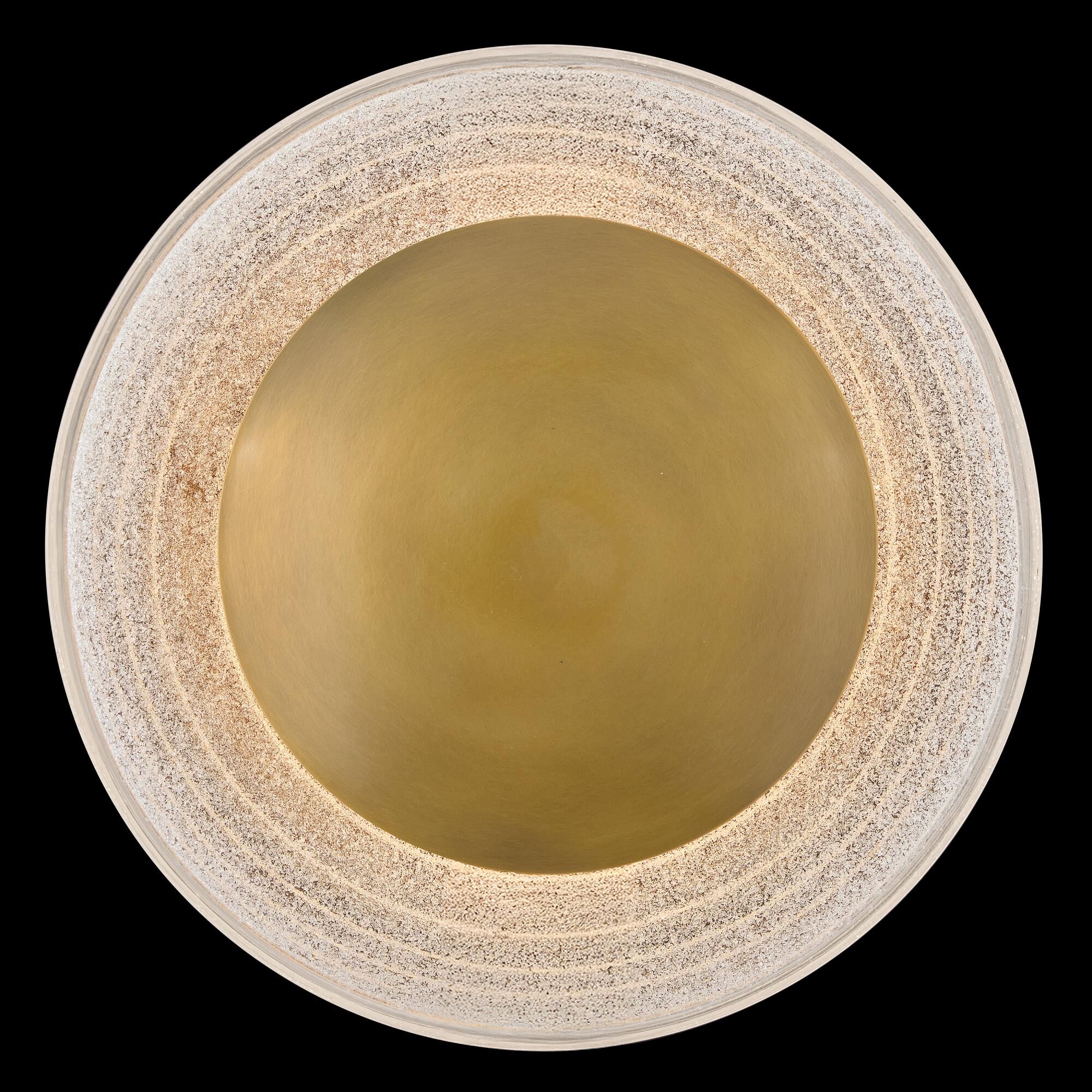 Shown in Heritage Brass finish and Art glass