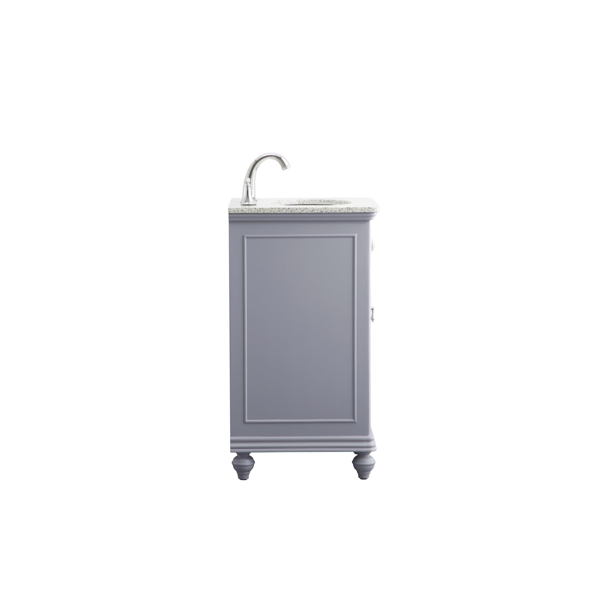 Shown in Light Grey finish