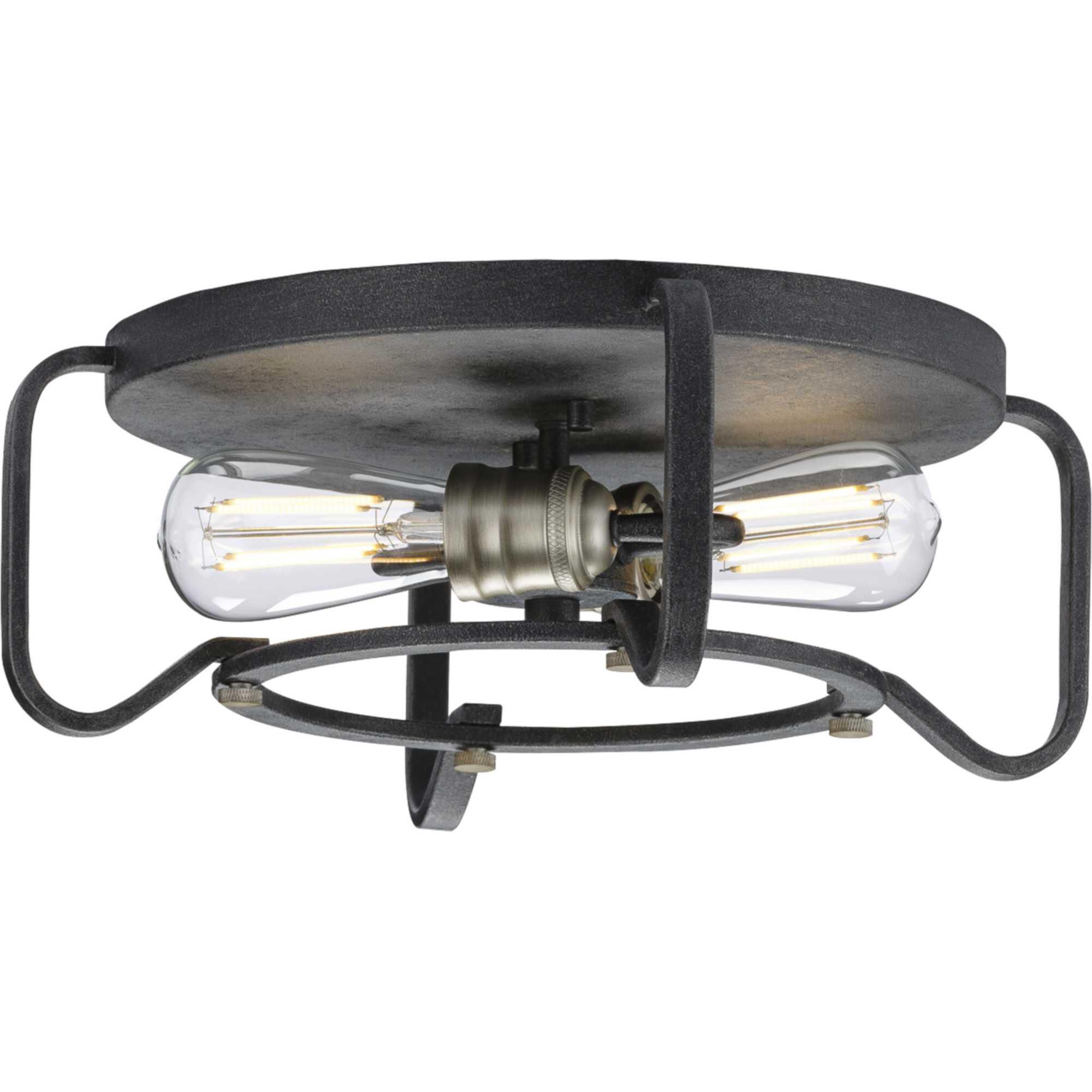 Foster 16 Inch 2 Light Flush Mount by Progress Lighting