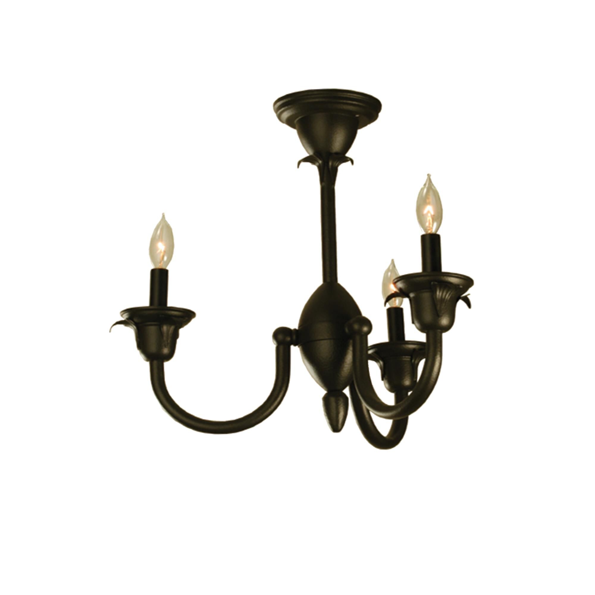 Rhythm 24 Inch 3 Light Chandelier by Meyda Lighting