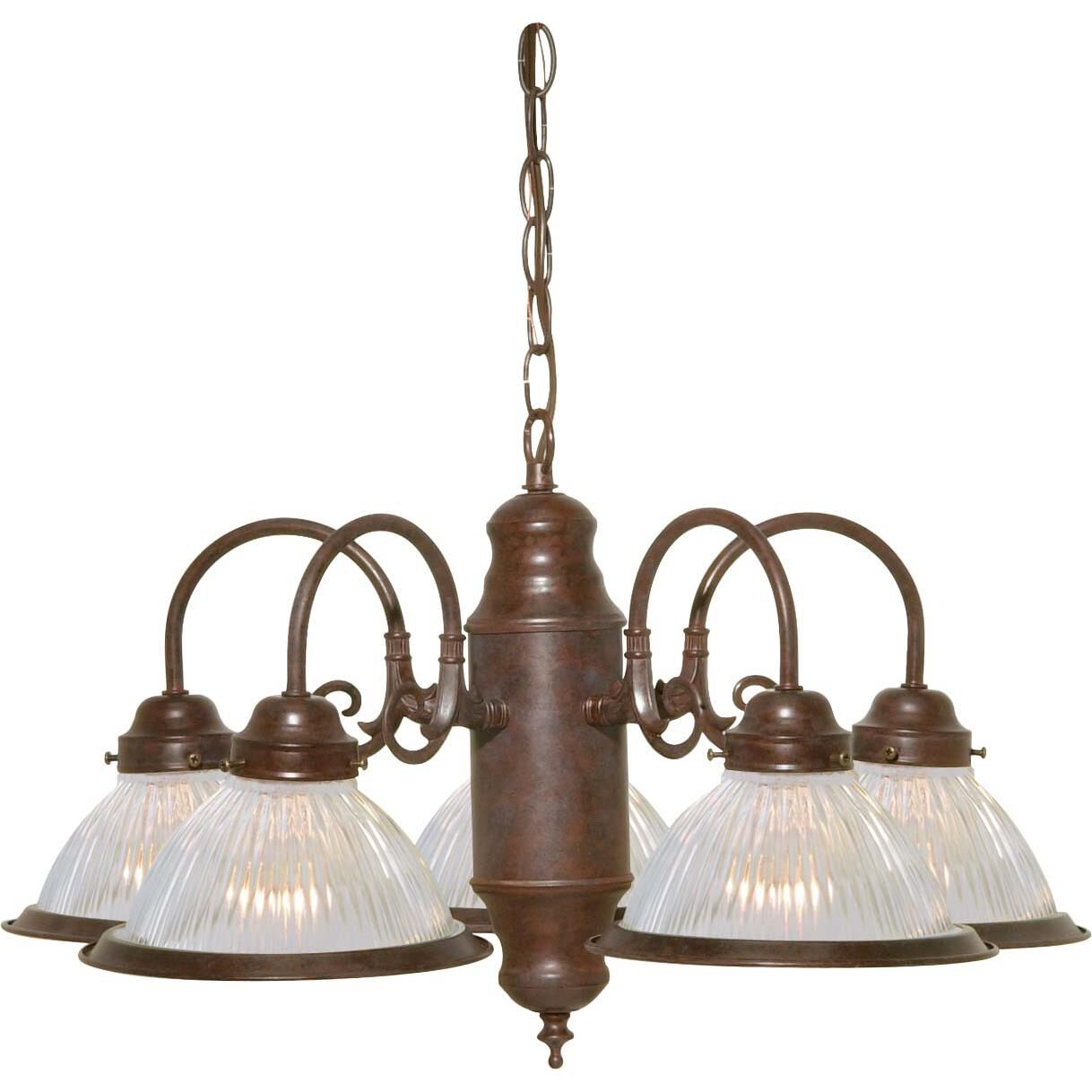 22 Inch 5 Light Mini Chandelier by Nuvo Lighting
