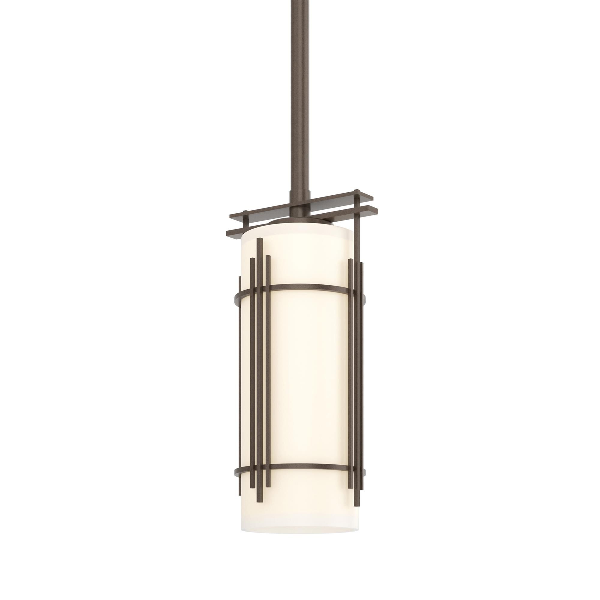 Shown in Bronze finish and Opal glass