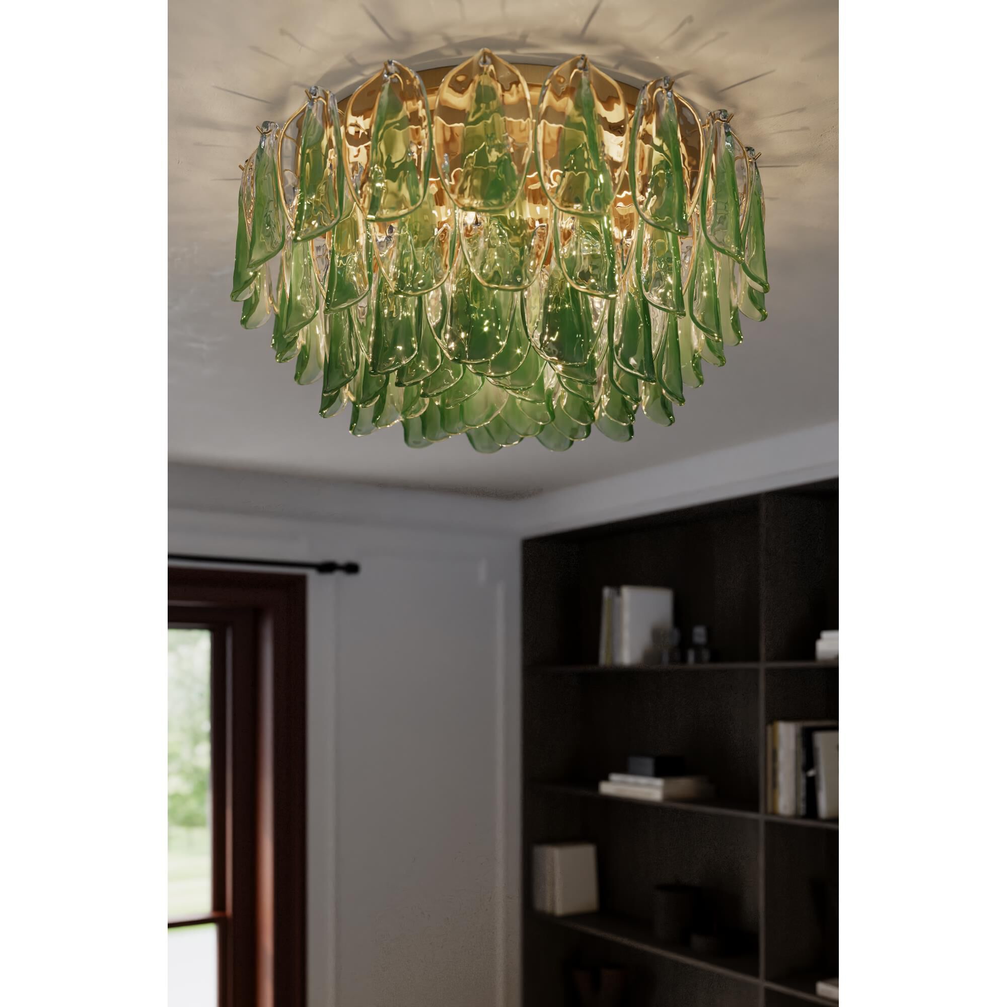 Verla Crest 31 Inch Flush Mount by Metropolitan Lighting