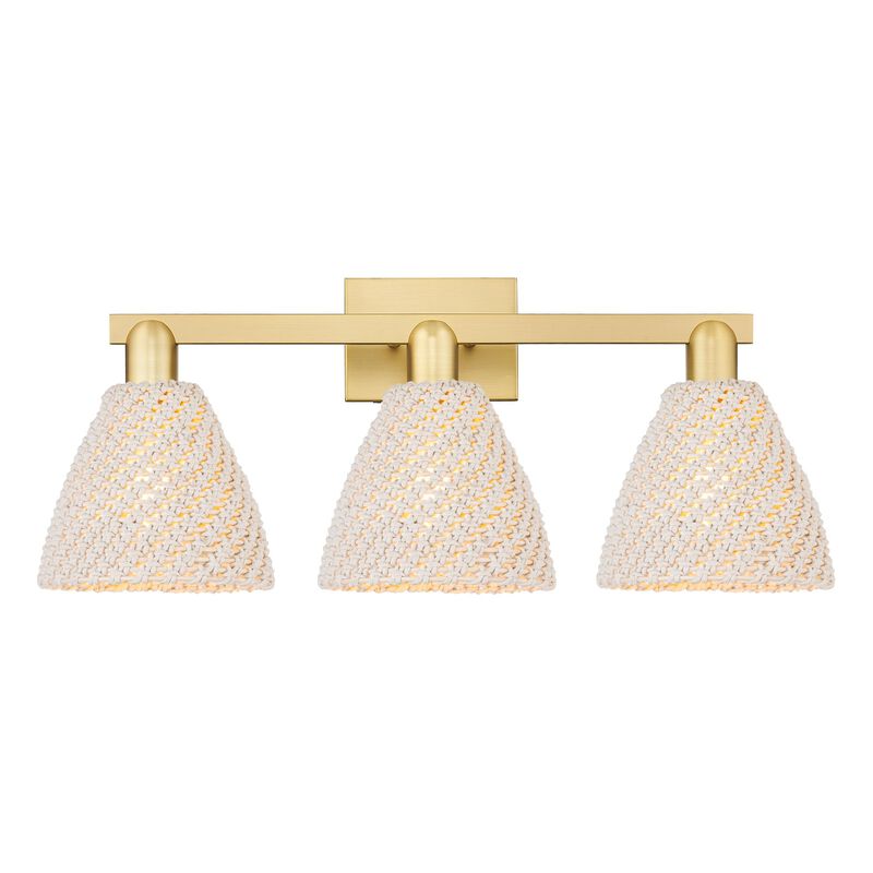 Bruno Marashlian Natural Ballston Dome 26 Inch Bath Vanity Light by Innovations Lighting