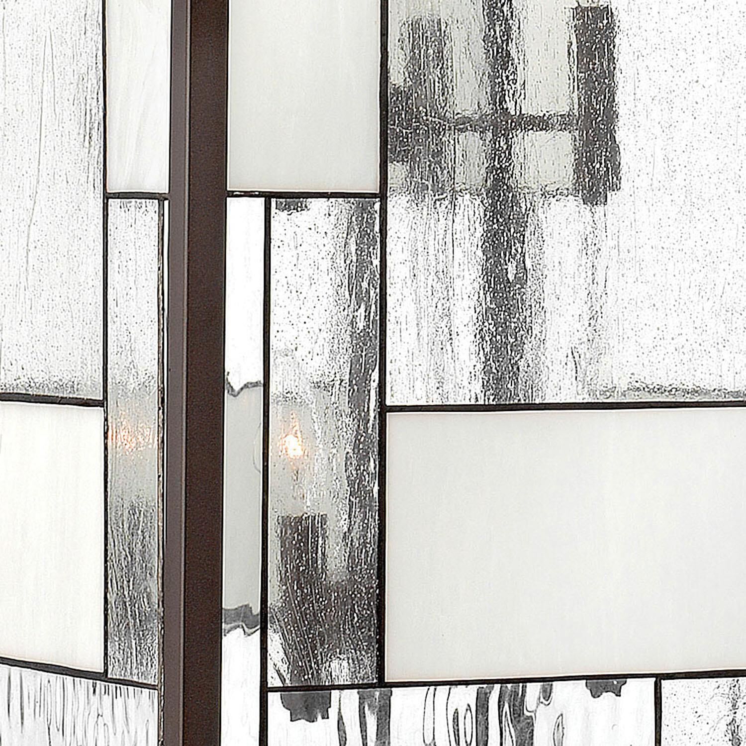 Shown in Buckeye Bronze finish and Copper Foil Bound  Panels glass