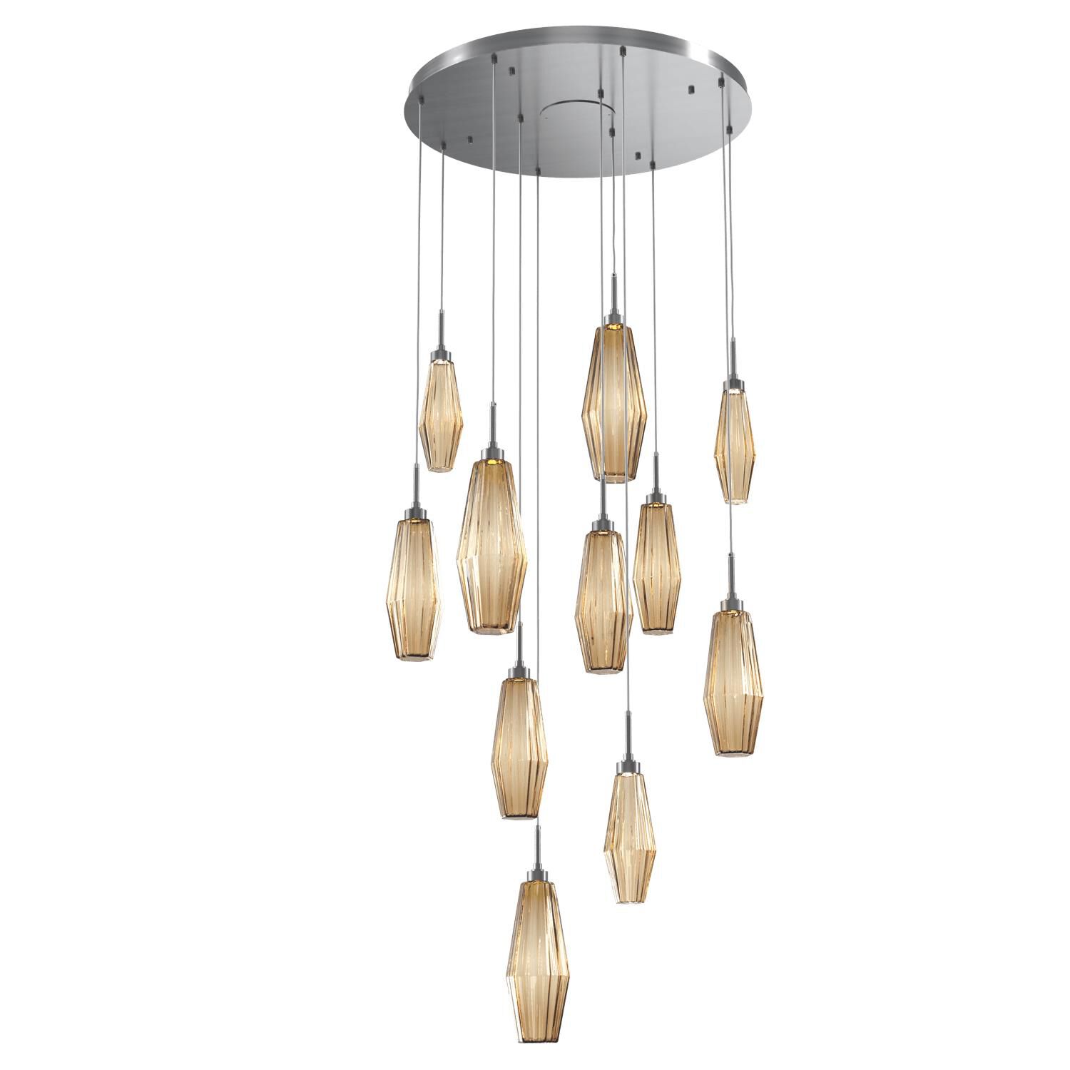 Aalto 33 Inch 11 Light LED Multi Light Pendant by Hammerton Studio