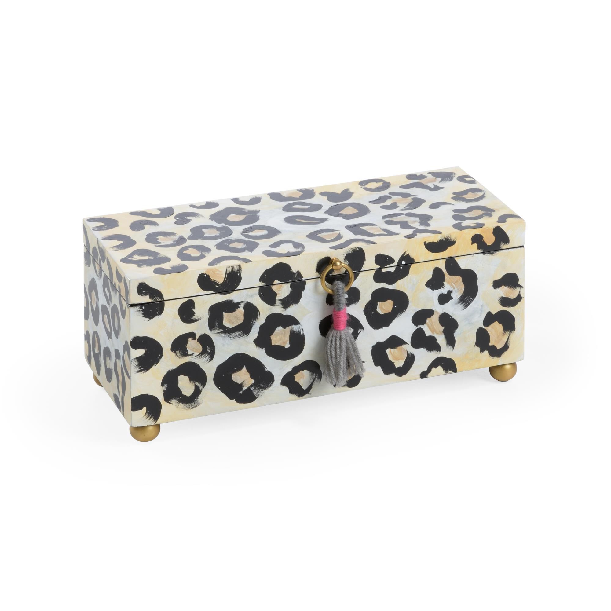 Leopard Box Accent Box by Chelsea House