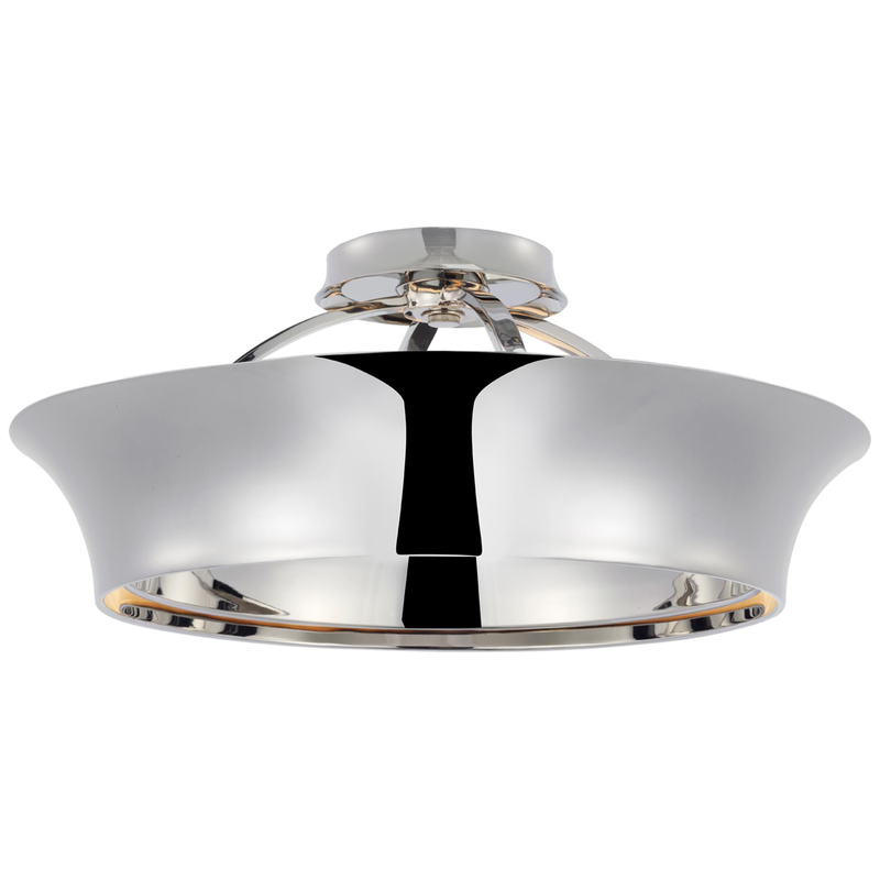 Thomas O'Brien Garland 20 Inch Semi Flush Mount by Visual Comfort Signature Collection