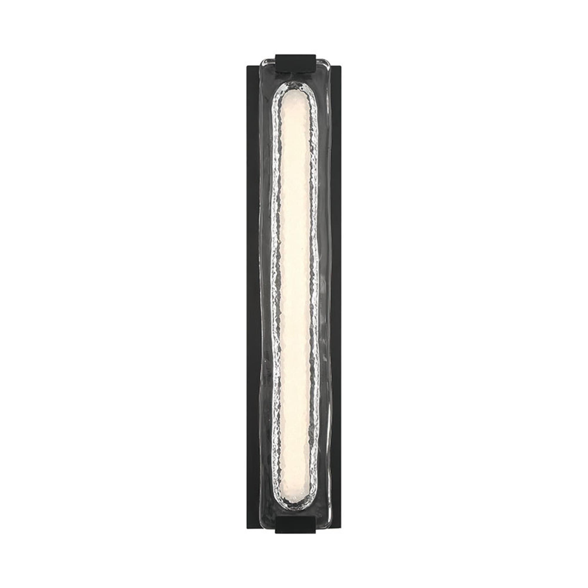Shown in Matte Black finish and Clear glass