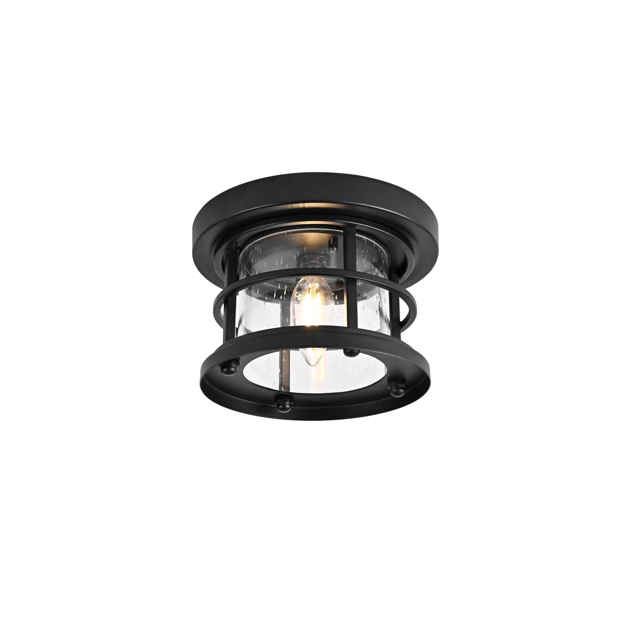 Carla 8 Inch Outdoor Flush Mount by Elegant Lighting