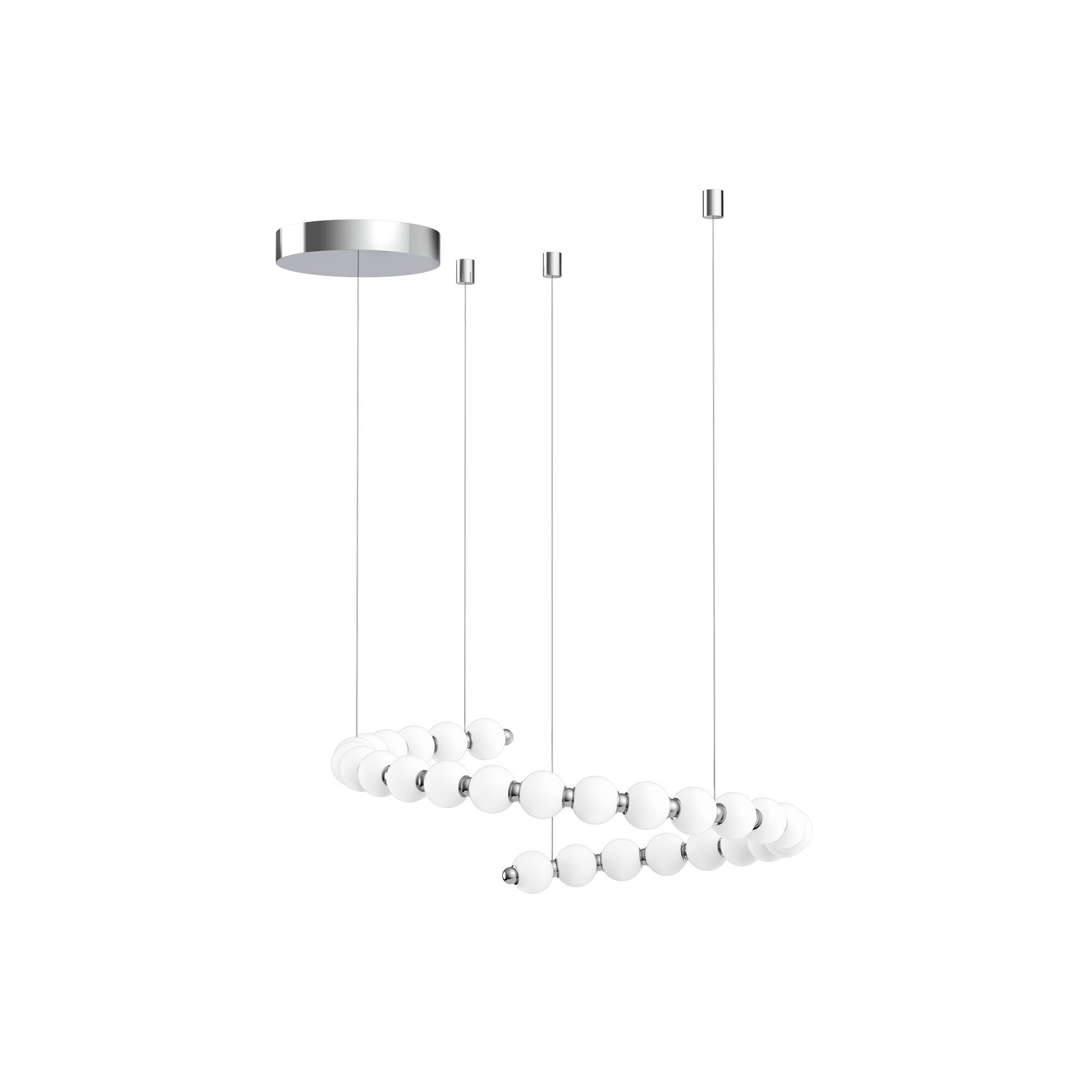 Alora Lighting Akoya 98 Inch LED Linear Suspension Light