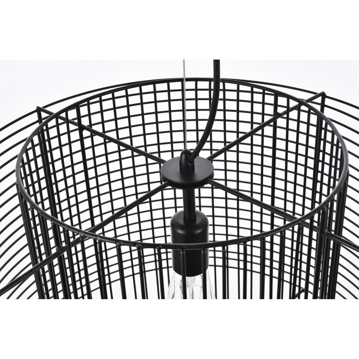 Shown in Black finish and Black Iron shade