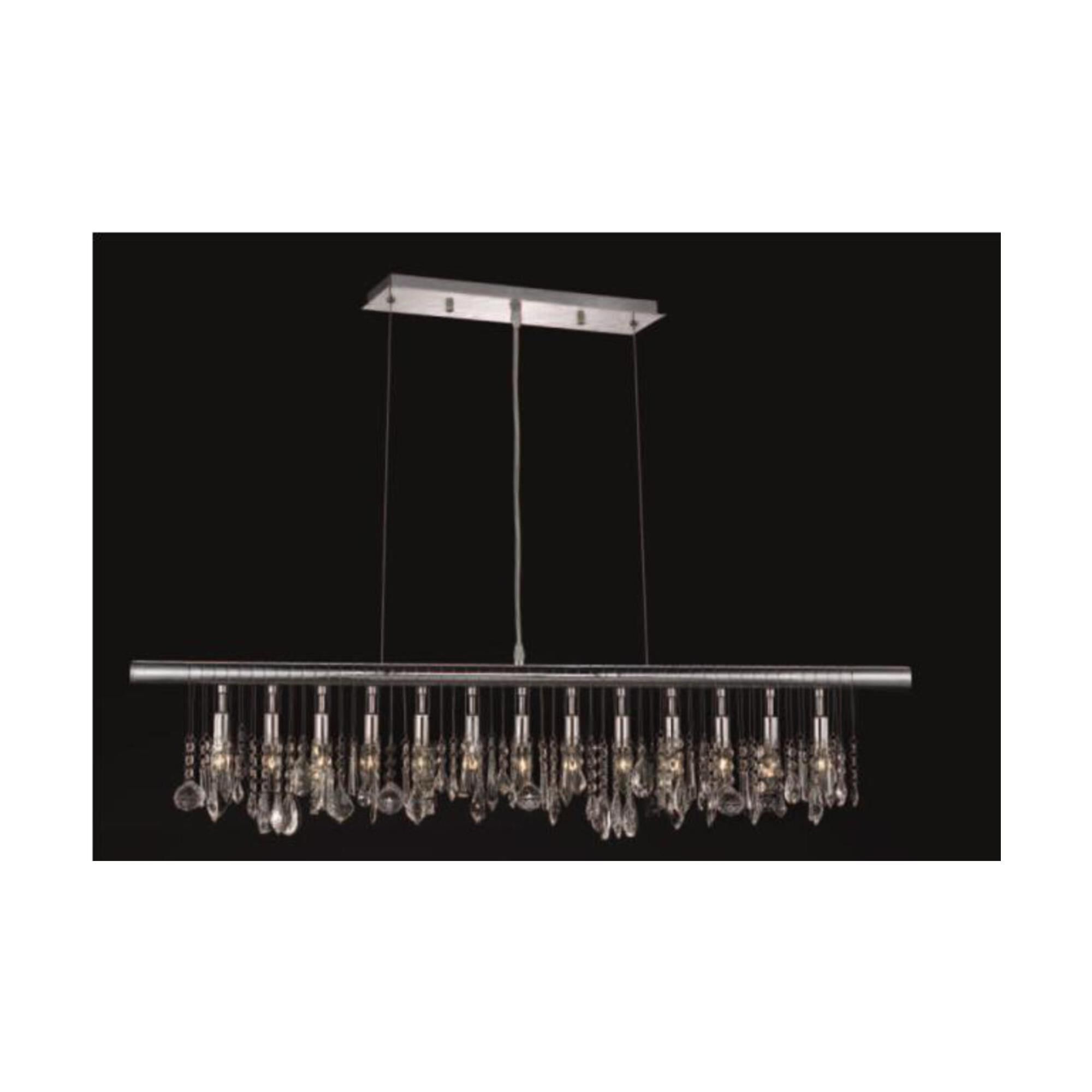 Chorus Line 48 Inch 13 Light Linear Suspension Light by Elegant Lighting