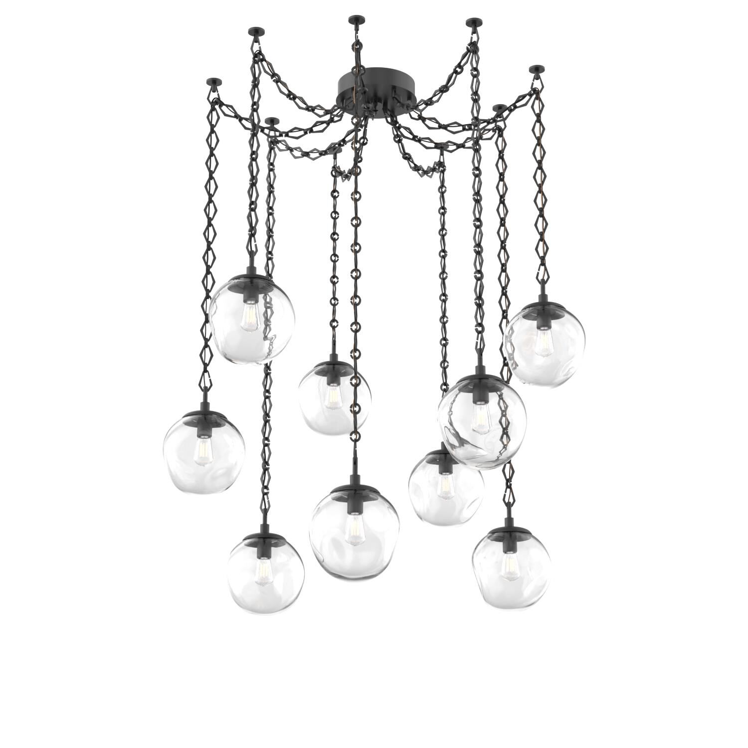 Levi Wilson Aster 19 Inch Multi Pendant Light by Hammerton Studio