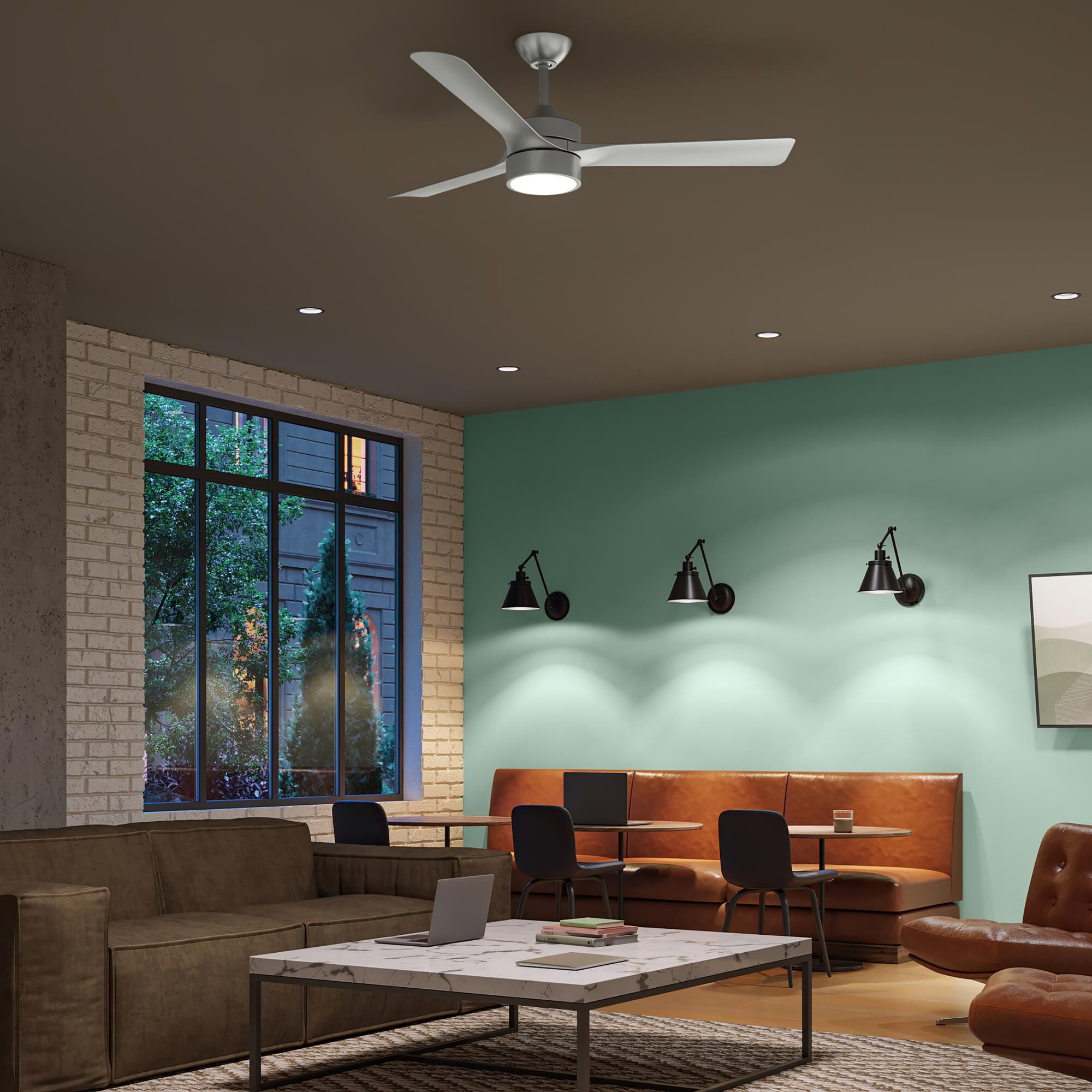 Axion 52 Inch Ceiling Fan with Light Kit by Progress Lighting