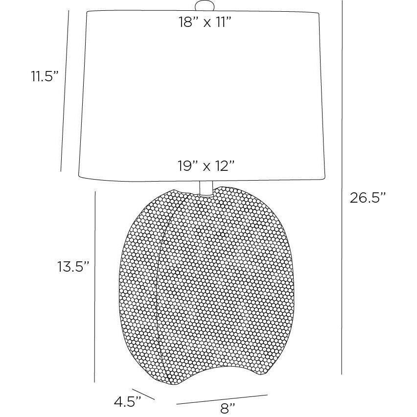 Shown in White finish