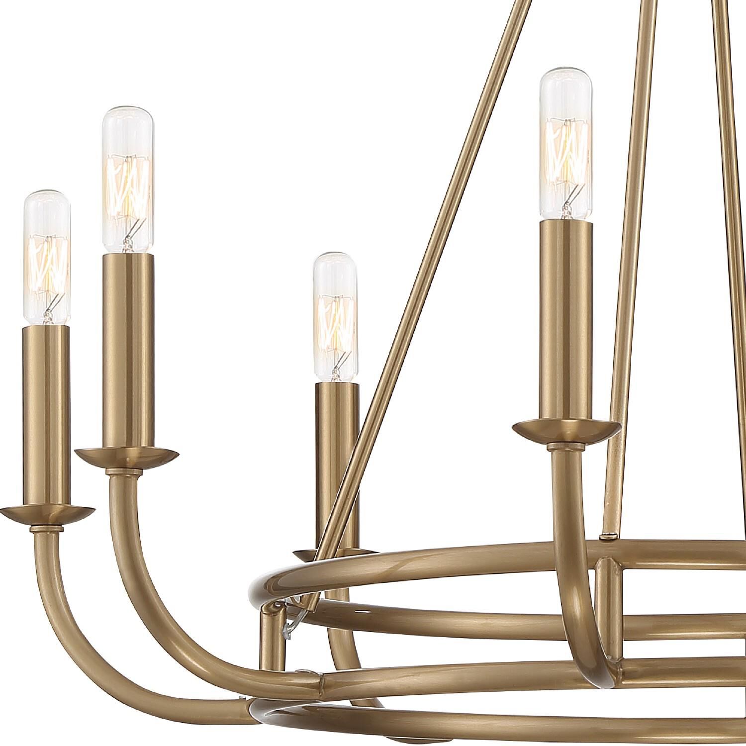 Bailey 28 Inch 8 Light Chandelier by Crystorama