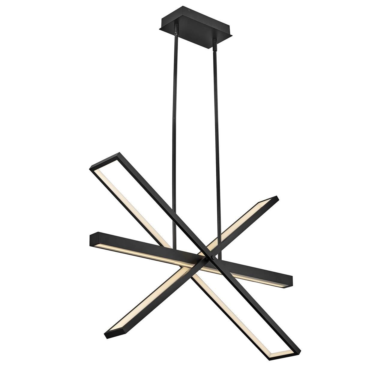 Tangent 36 Inch 1 Light LED Chandelier by Fredrick Ramond