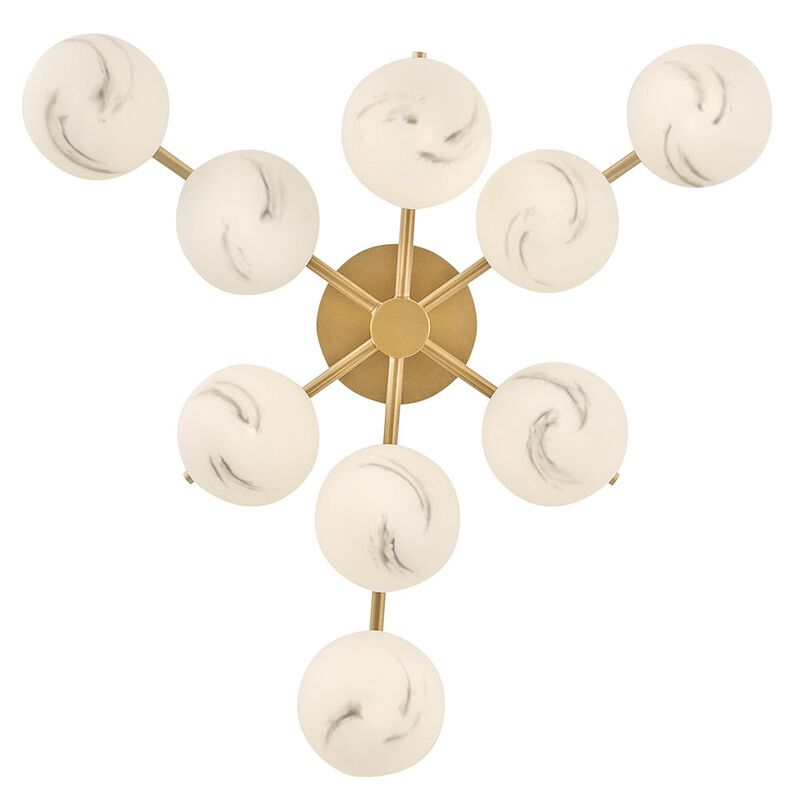 Selene 30 Inch Semi Flush Mount by Fredrick Ramond