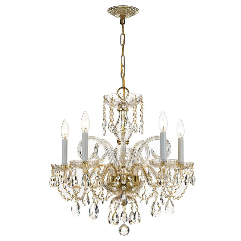 Traditional Crystal 22 Inch Chandelier by Crystorama