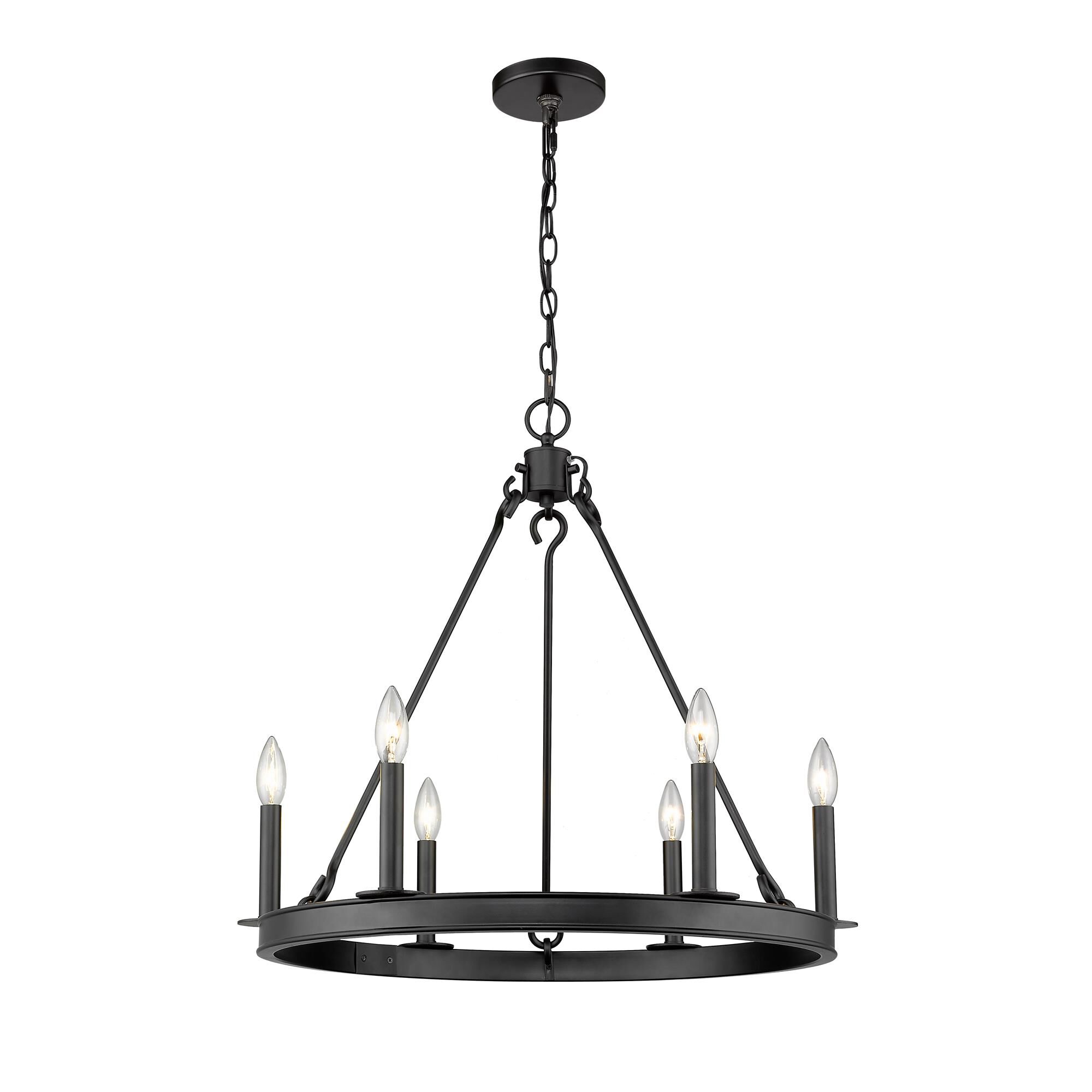 Barclay 25 Inch 6 Light Chandelier by Z-Lite