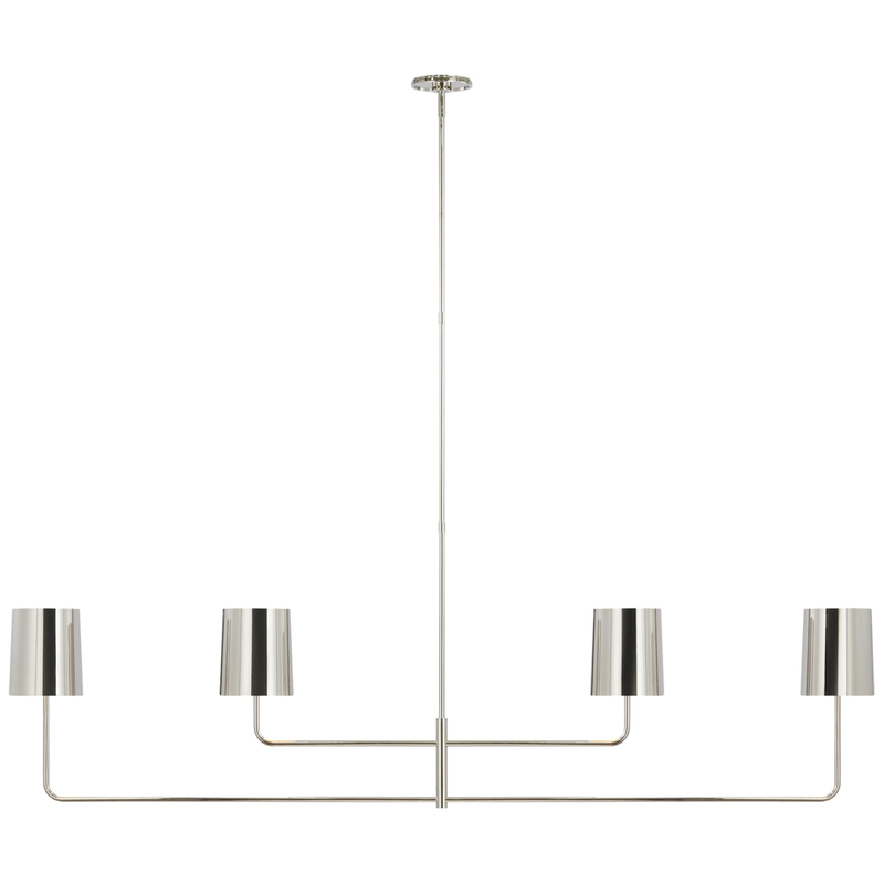 Barbara Barry Go Lightly 70 Inch 4 Light LED Linear Suspension Light by Visual Comfort Signature Collection