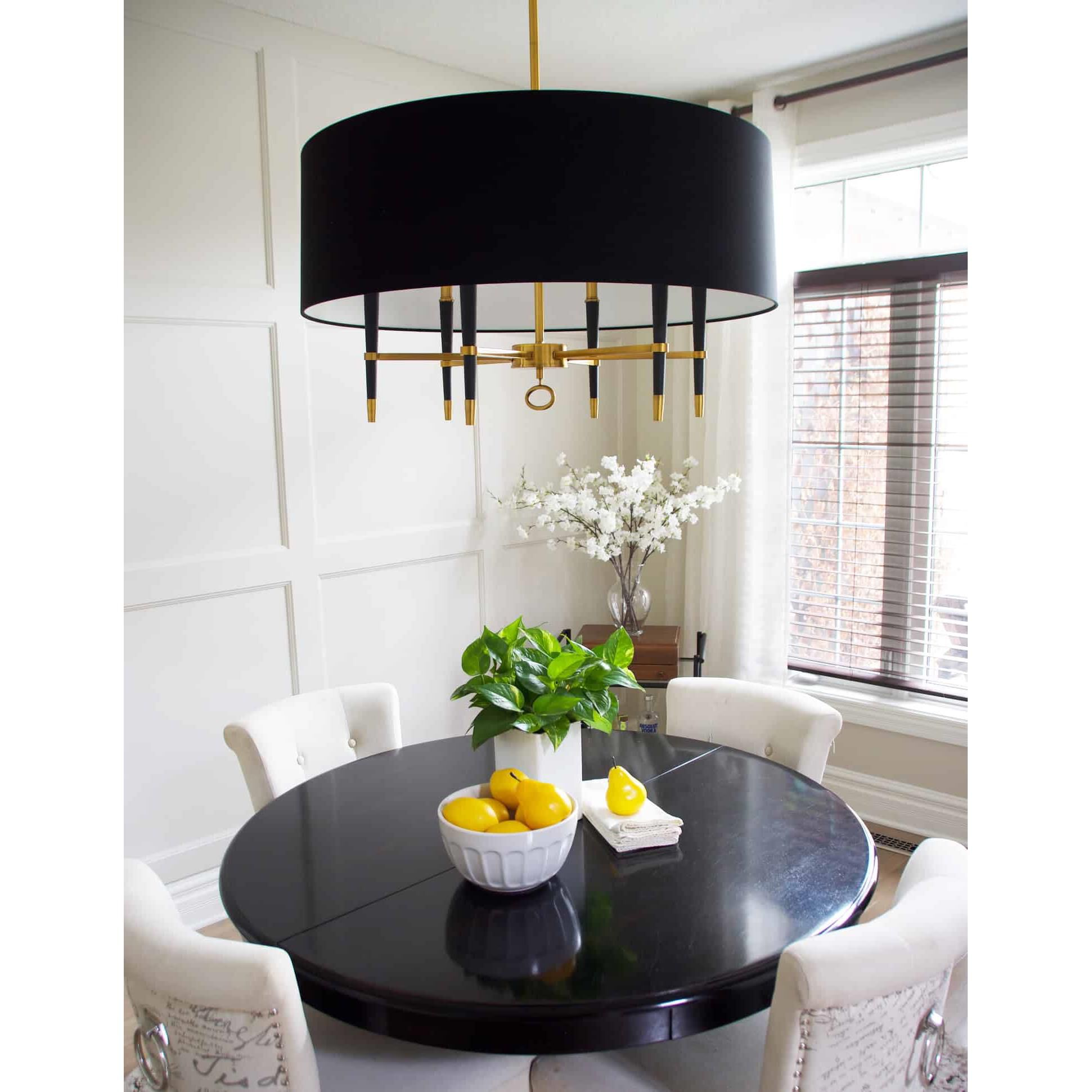 Shown in Vintage Bronze finish and Vintage Bronze glass and Black shade