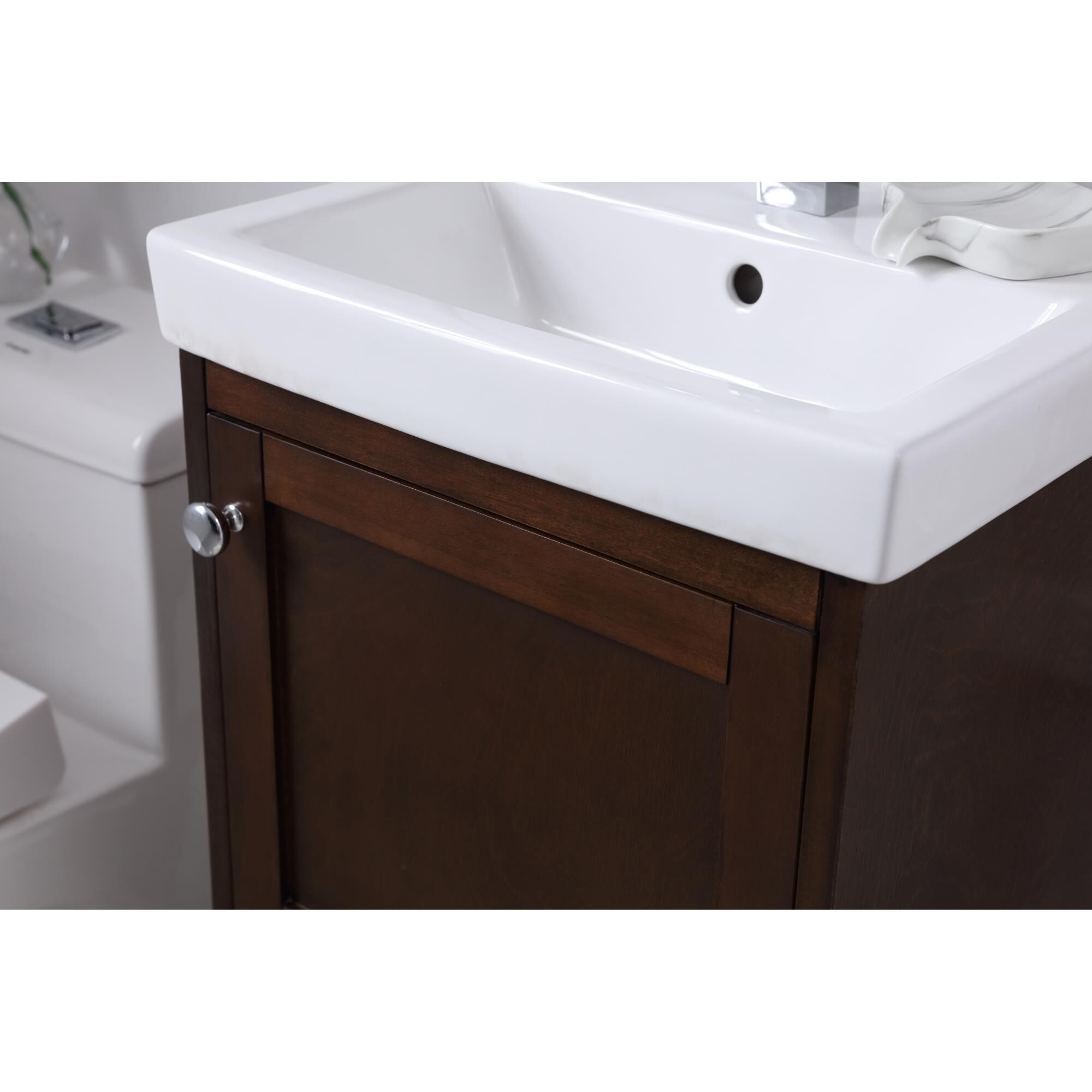 Shown in Antique Coffee finish