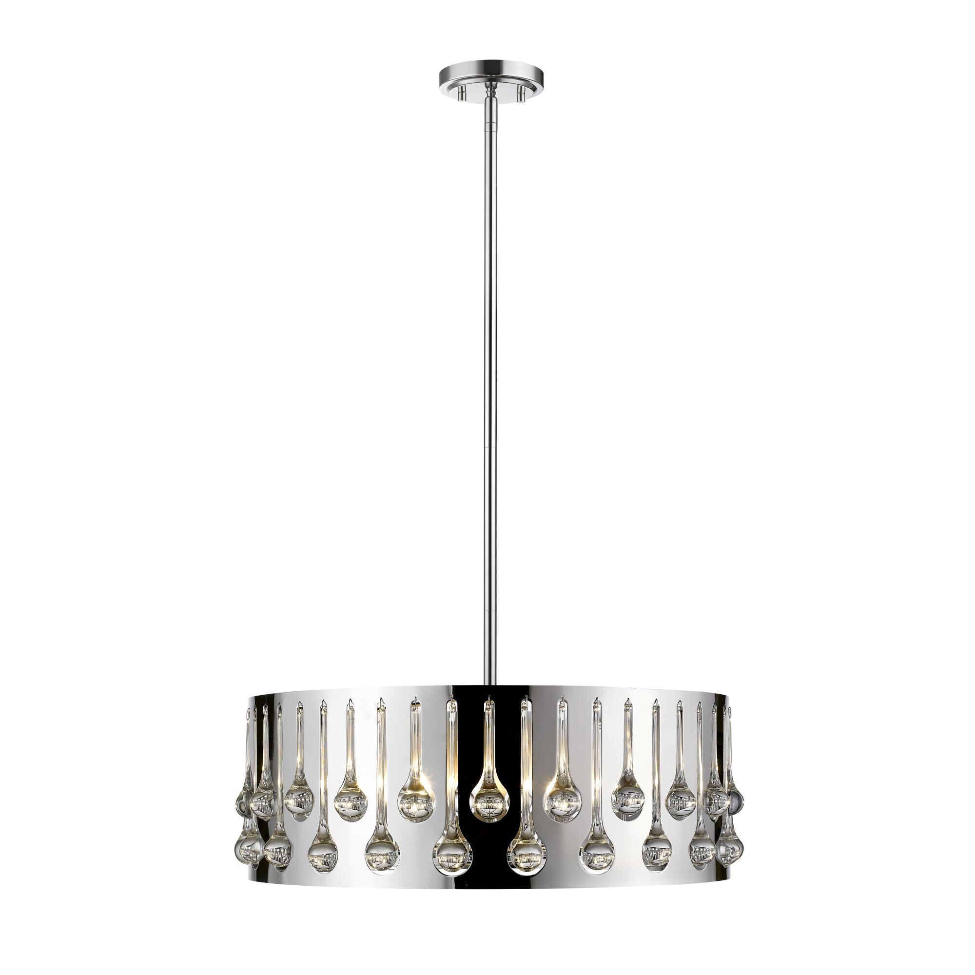 Oberon 24 Inch 6 Light Chandelier by Z-Lite