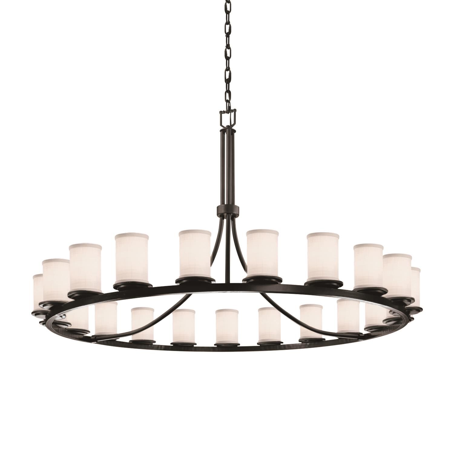Textile Chandelier by Justice Design Group