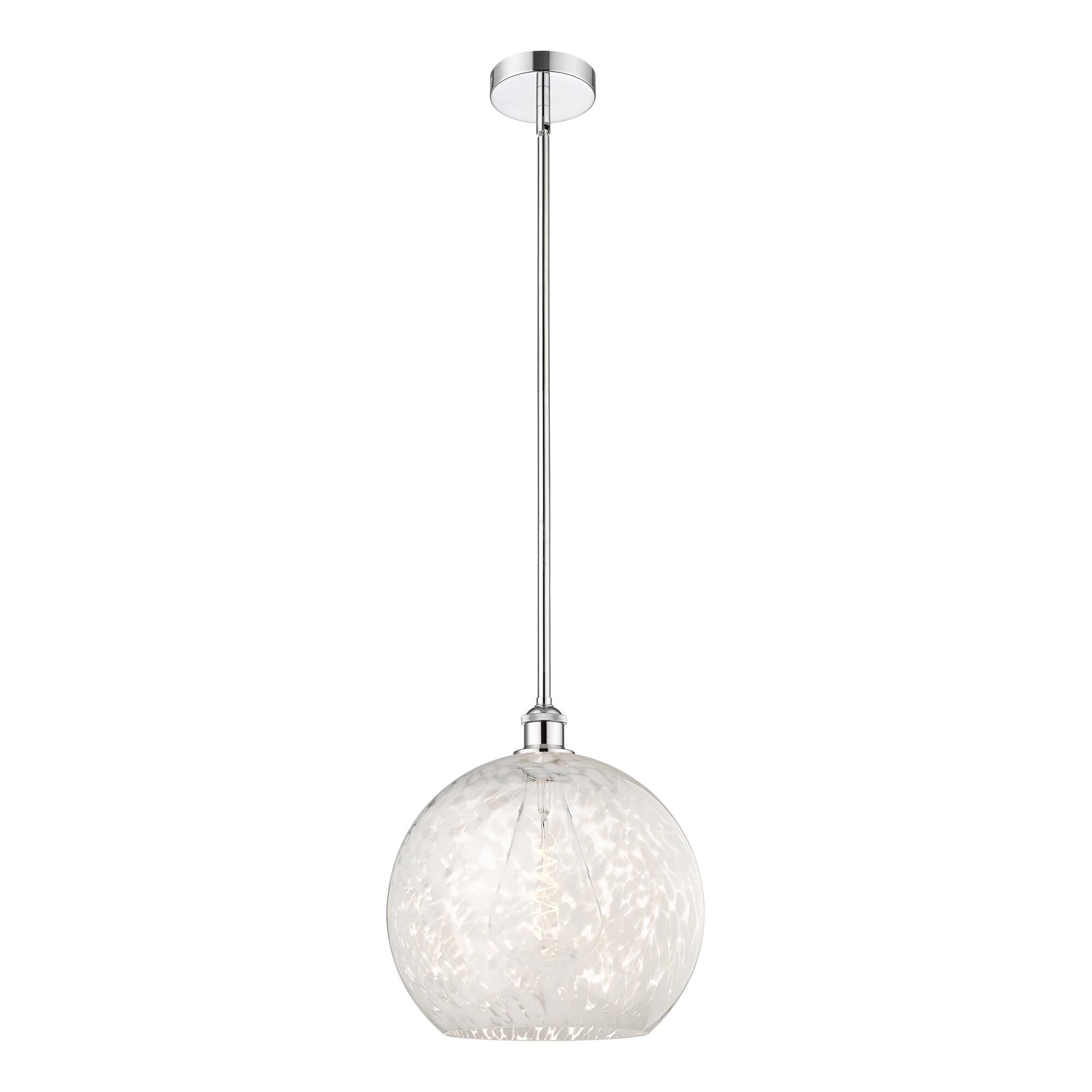 Bruno Marashlian White Mouchette 14 Inch Large Pendant by Innovations Lighting